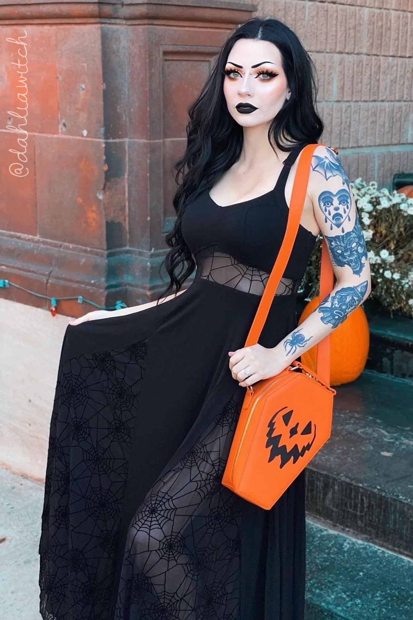 Arachnophobia Maxi Dress Pre-Sale by Weasel Wear - Image 11
