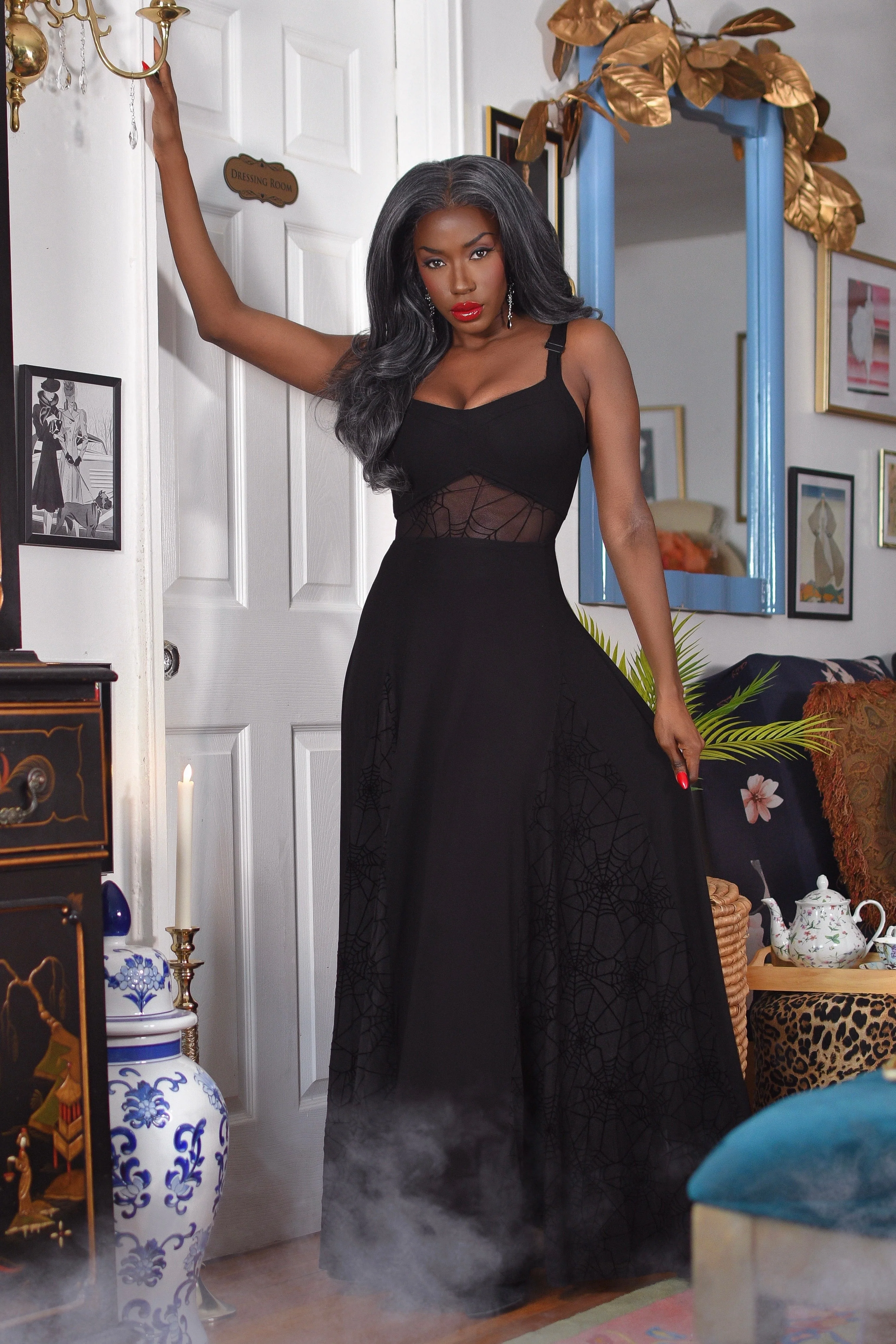 Arachnophobia Maxi Dress Pre-Sale by Weasel Wear - Image 14