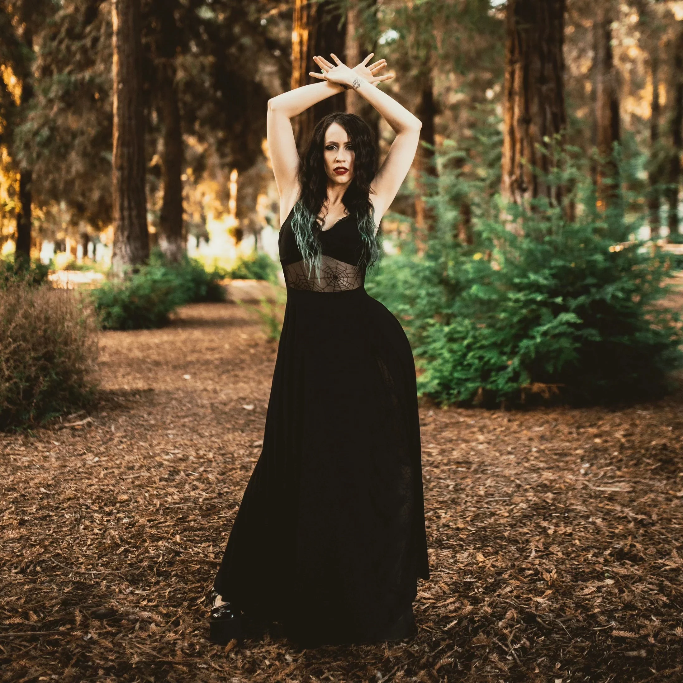 Arachnophobia Maxi Dress Pre-Sale by Weasel Wear - Image 3