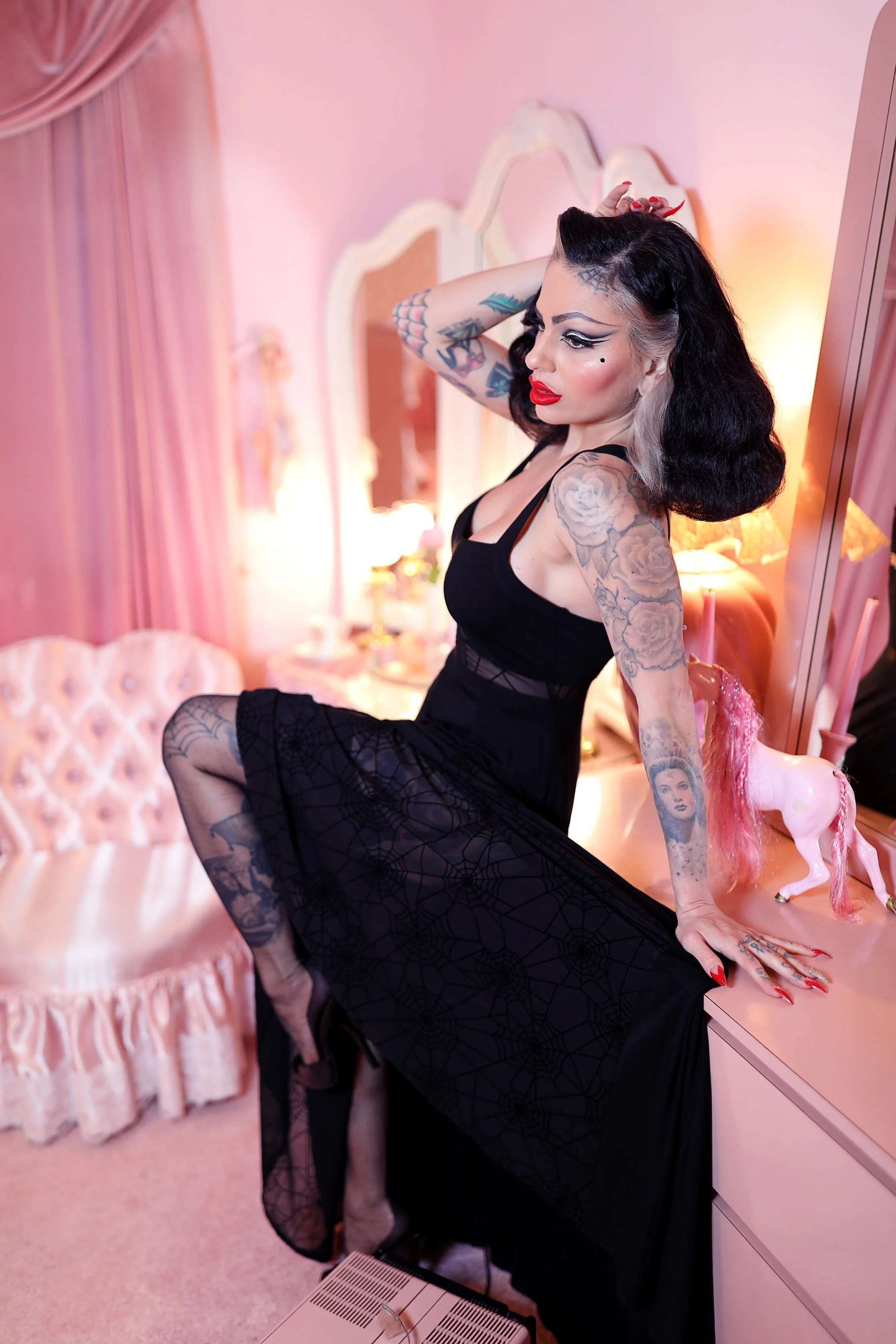 Arachnophobia Maxi Dress Pre-Sale by Weasel Wear - Image 9
