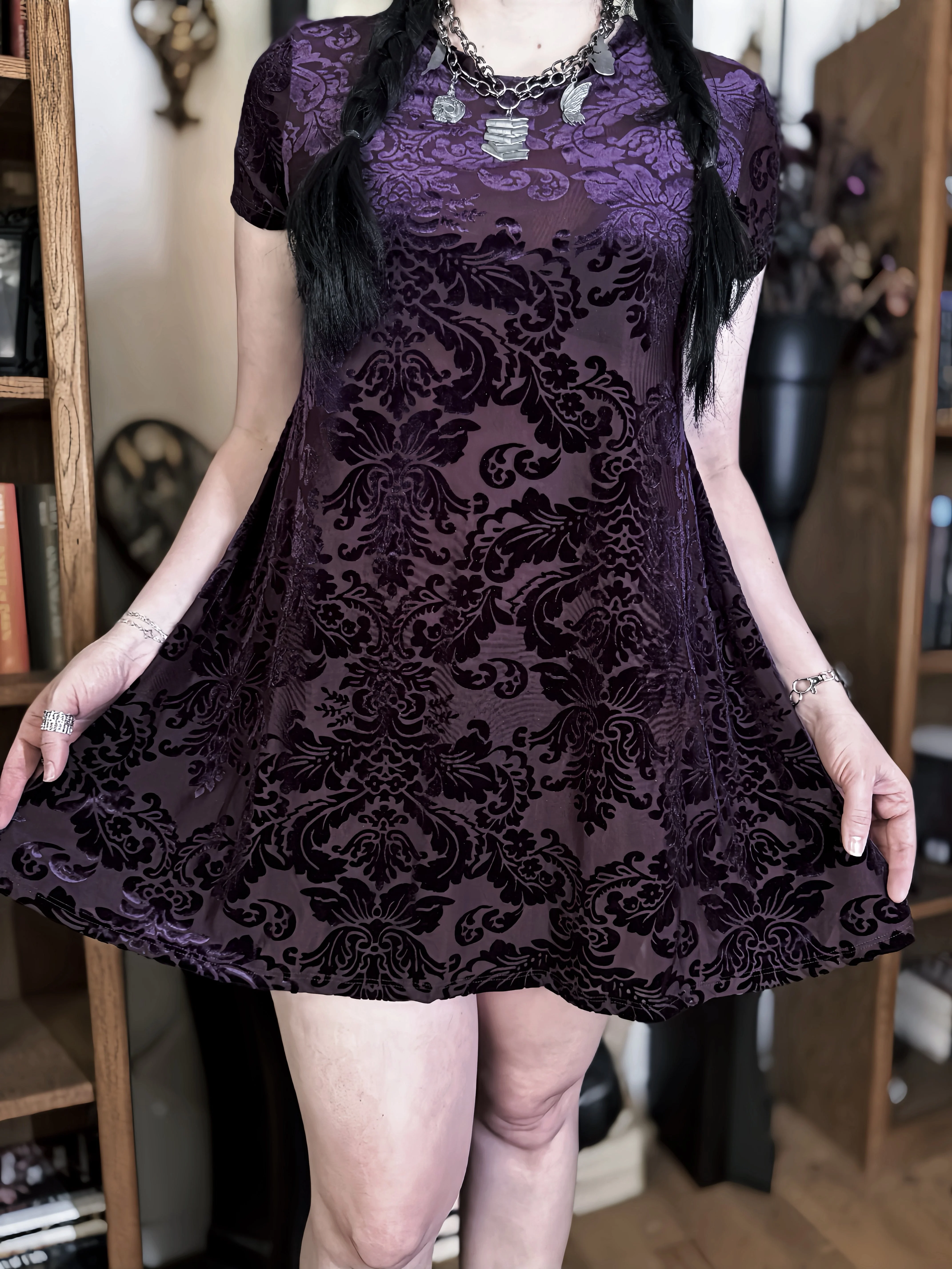 Ashen Violet Dress by The Pretty Cult - Image 2