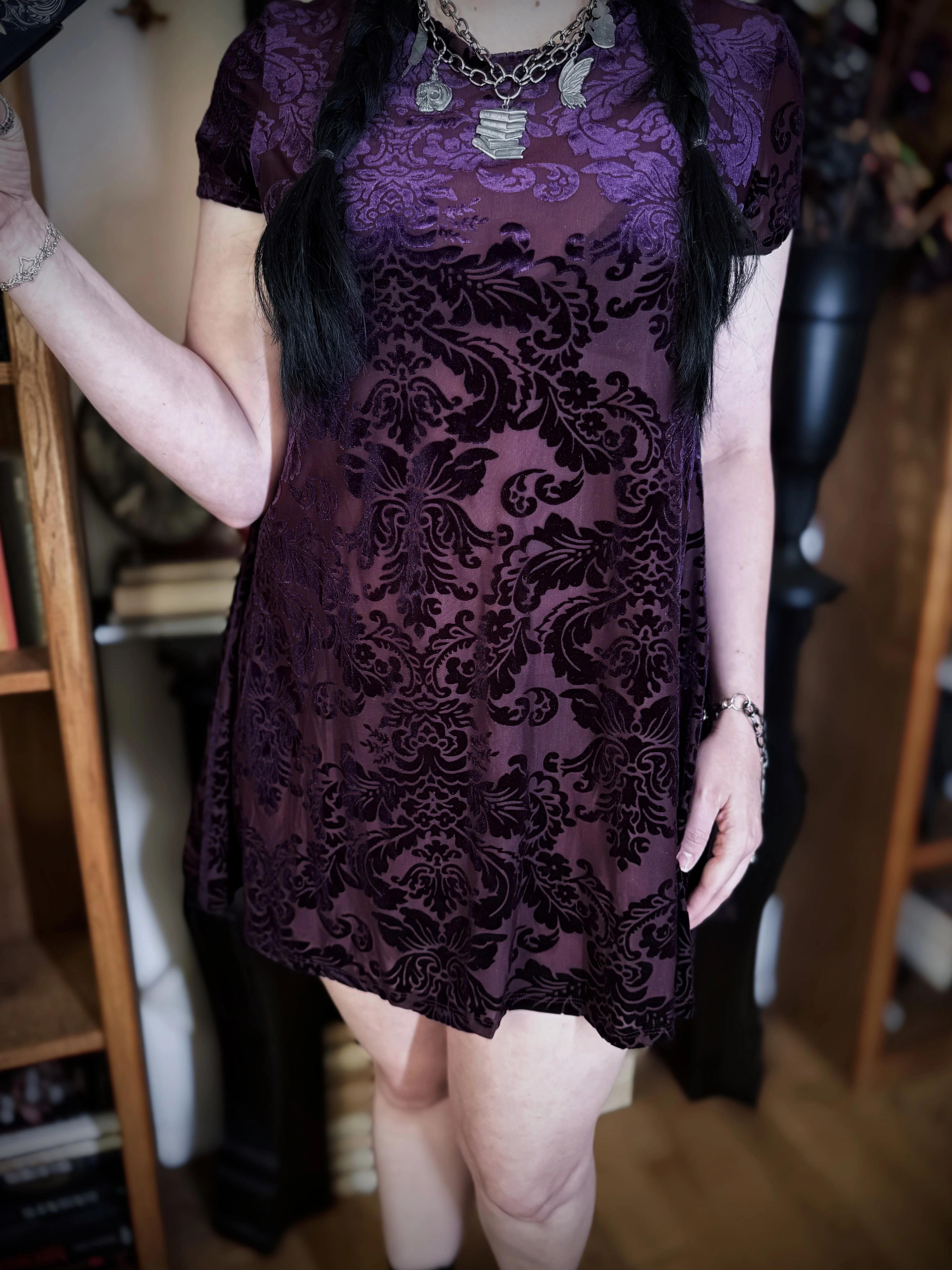 Ashen Violet Dress by The Pretty Cult - Image 4
