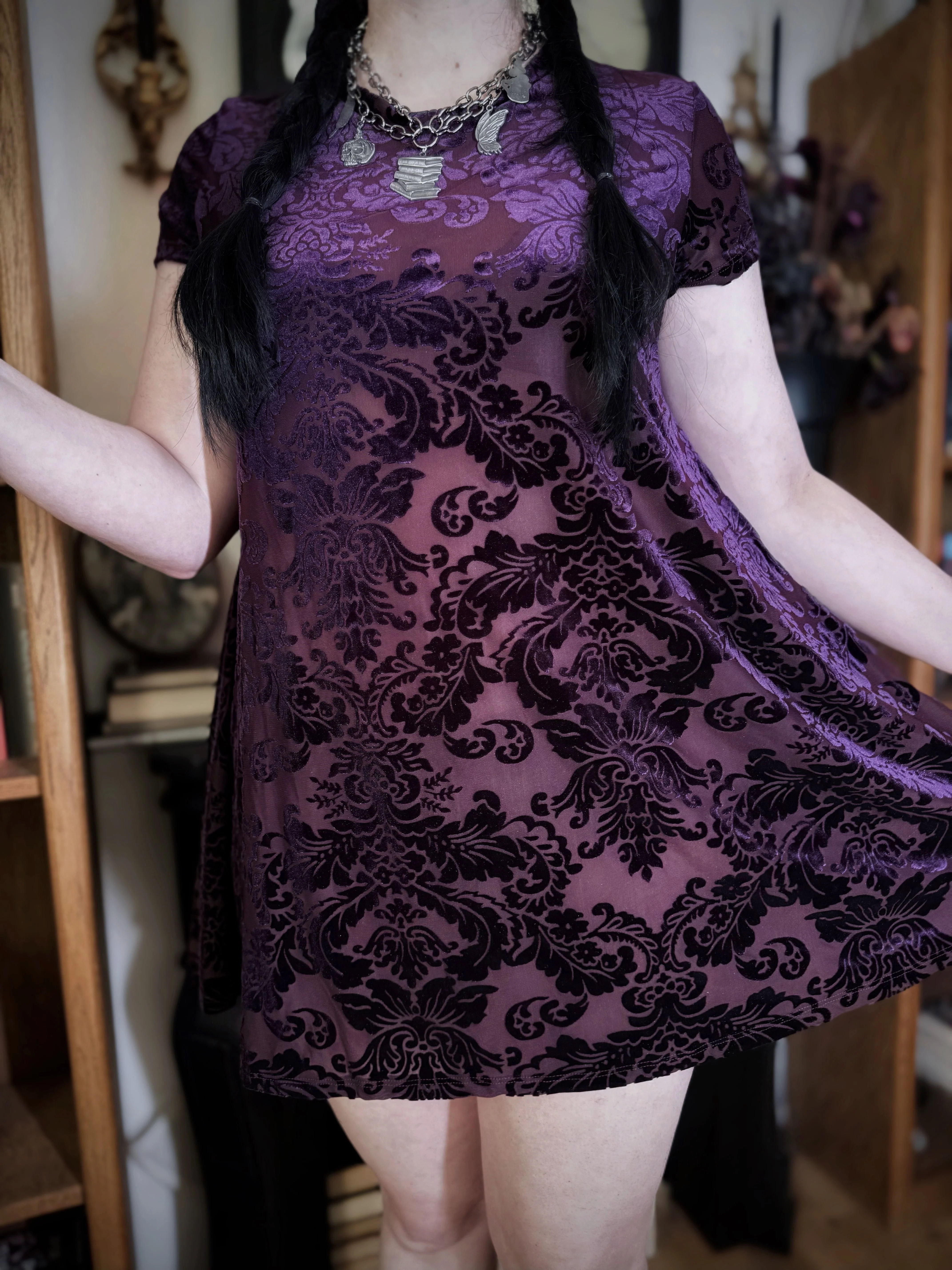 Ashen Violet Dress by The Pretty Cult - Image 5