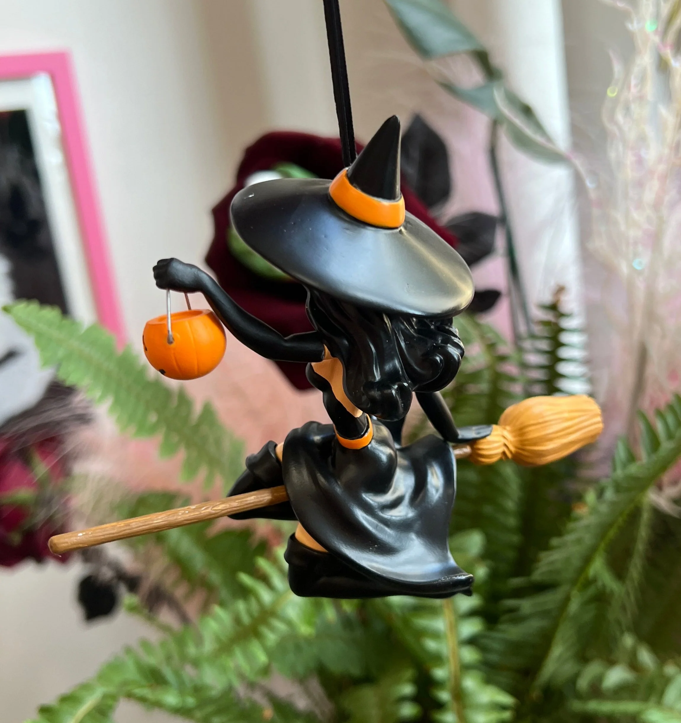 Bettie Page Witch Ornament - Midnight Ride by Retro a Go Go - Image 6
