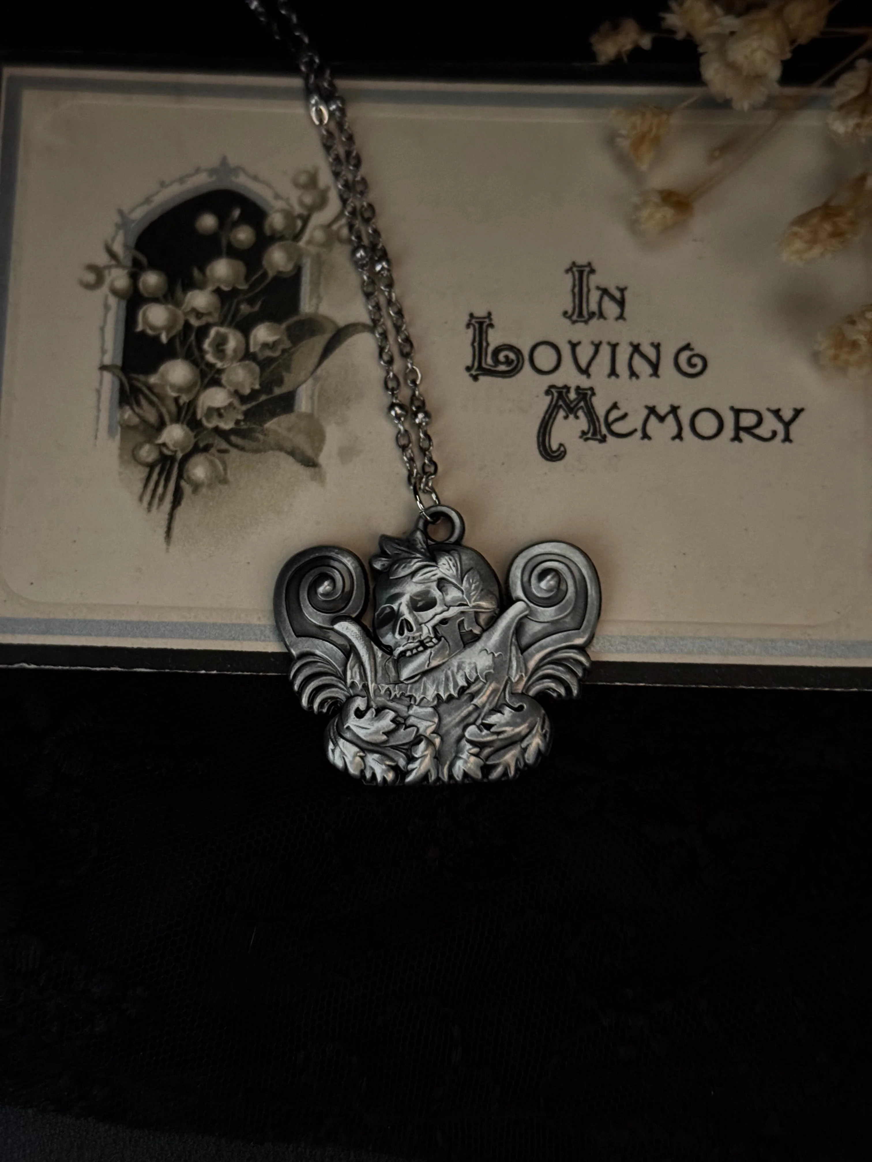 Carved In Stone- Skull and Plumes by Seance Perfumes - Image 2