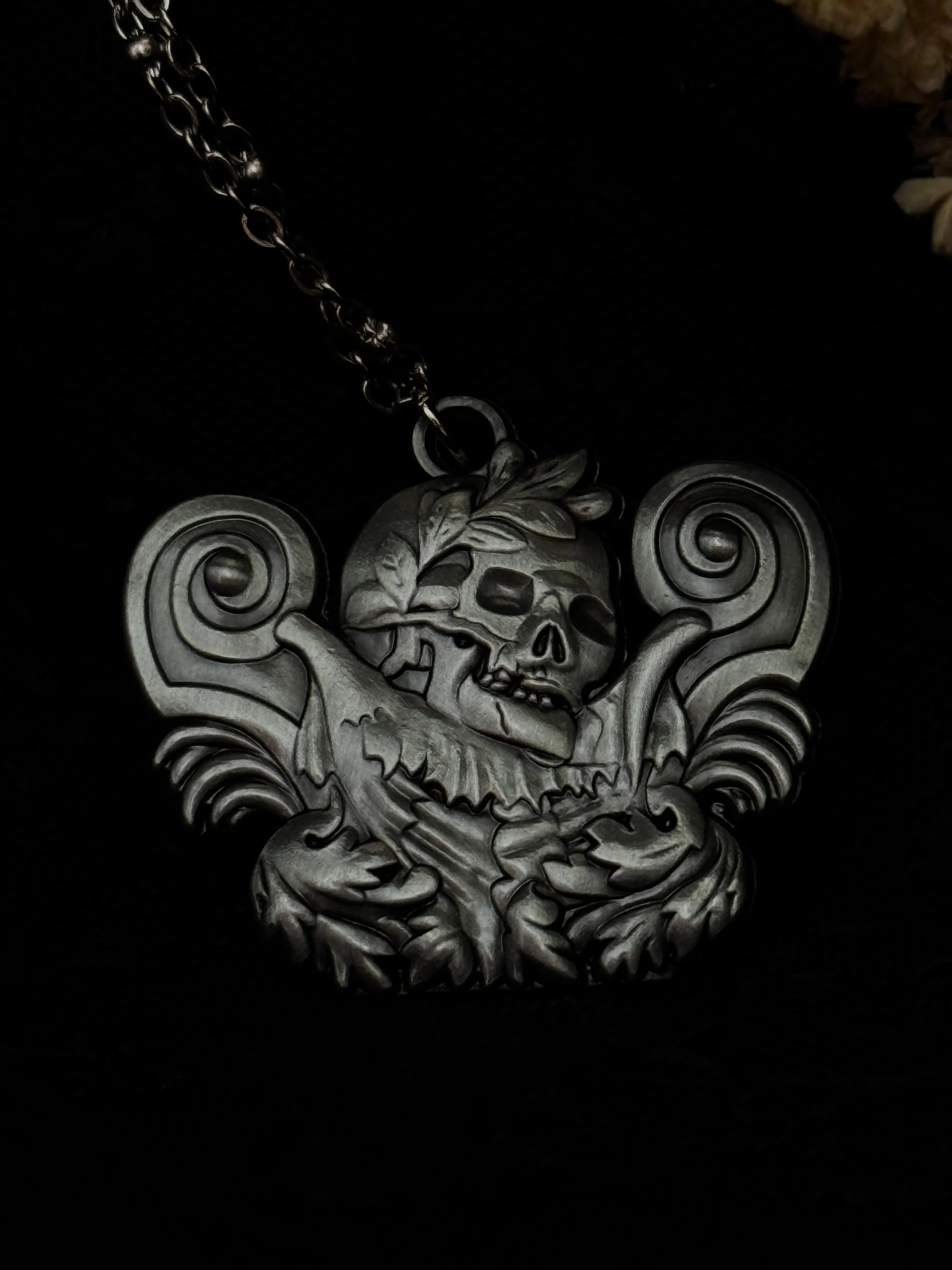 Carved In Stone- Skull and Plumes by Seance Perfumes - Image 6