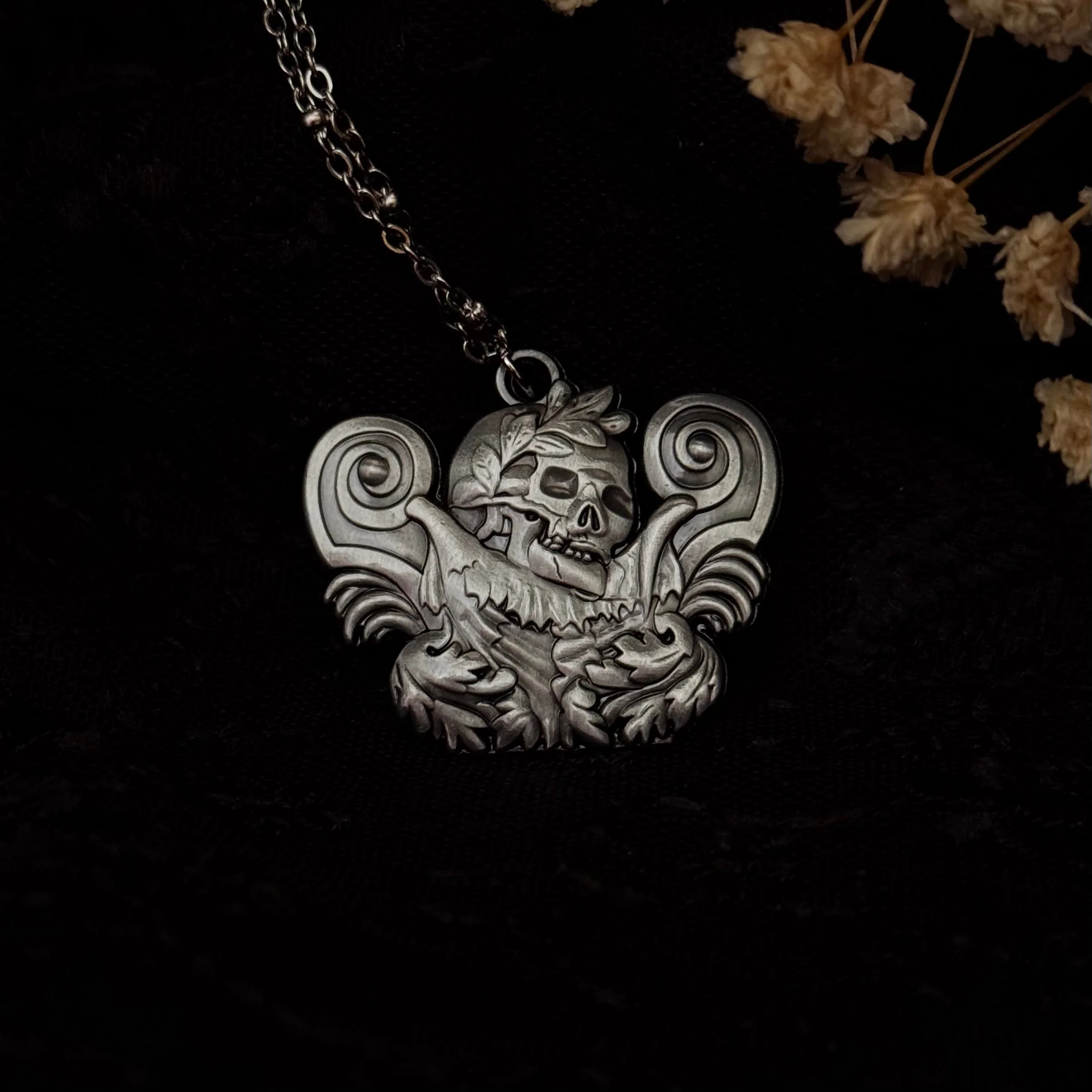 Carved In Stone- Skull and Plumes by Seance Perfumes - Image 7