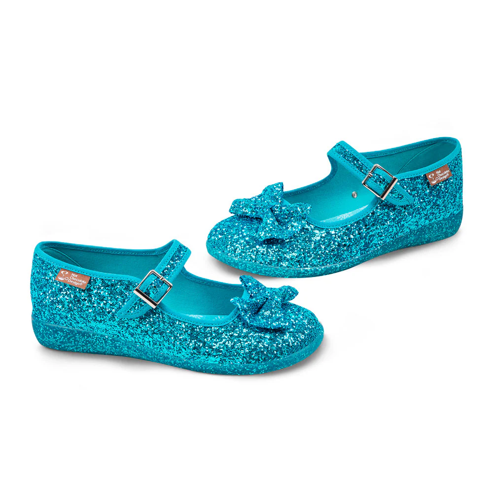 Chocolaticas® Glitter Ice Women's Mary Jane Flat - Image 3