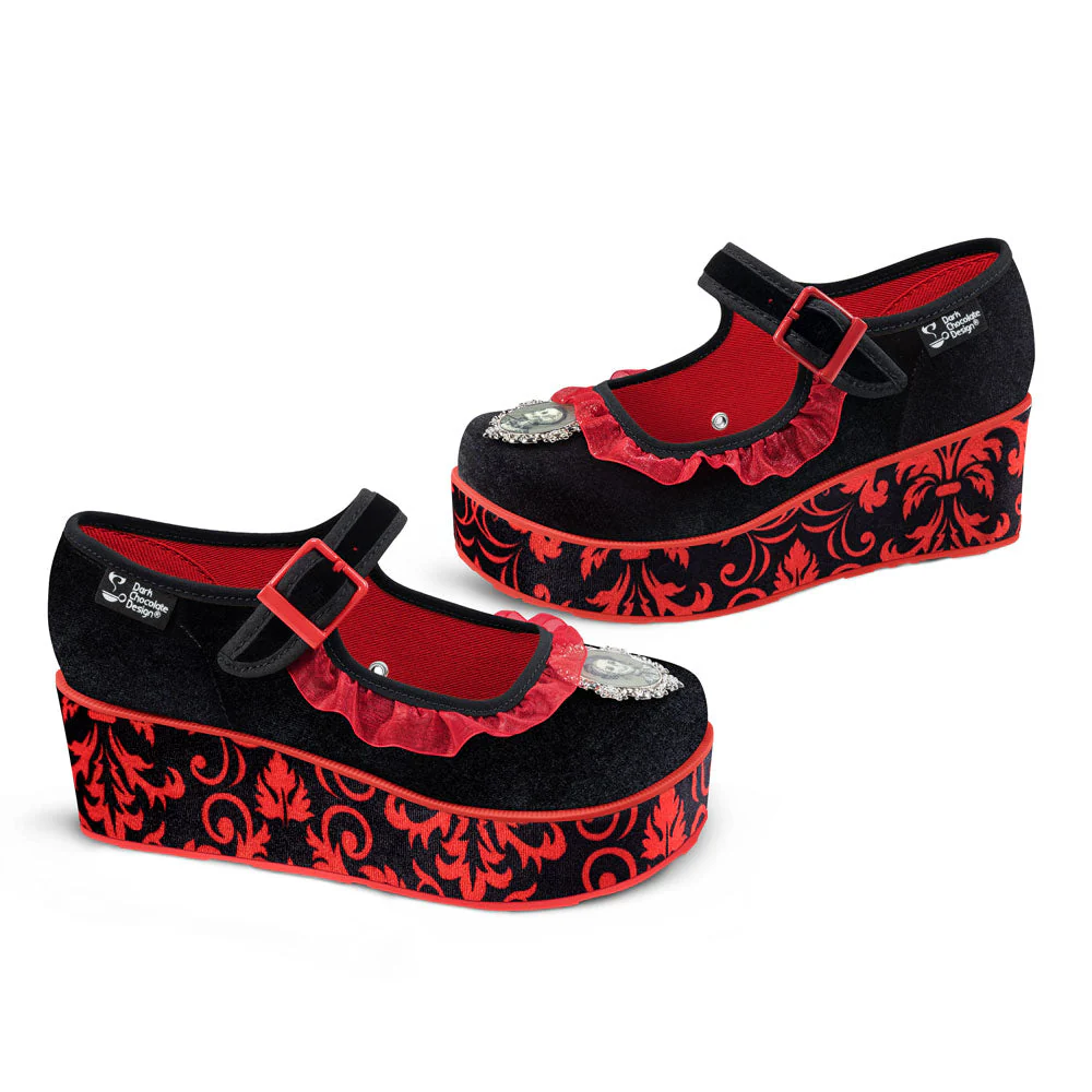 Chocolaticas® Memento Mori Women's Mary Jane Platform - Image 4
