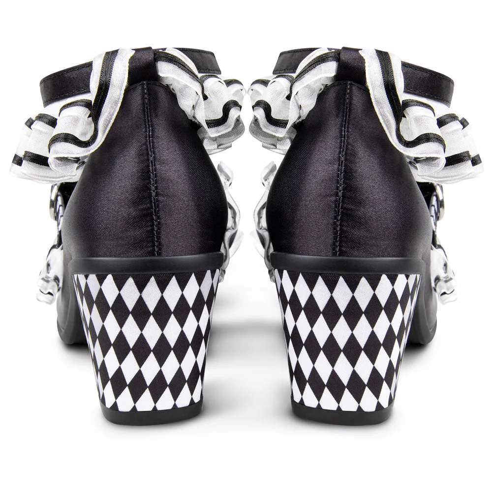 Chocolaticas® Mid Heels Arlequin Women's Mary Jane Pump - Image 4