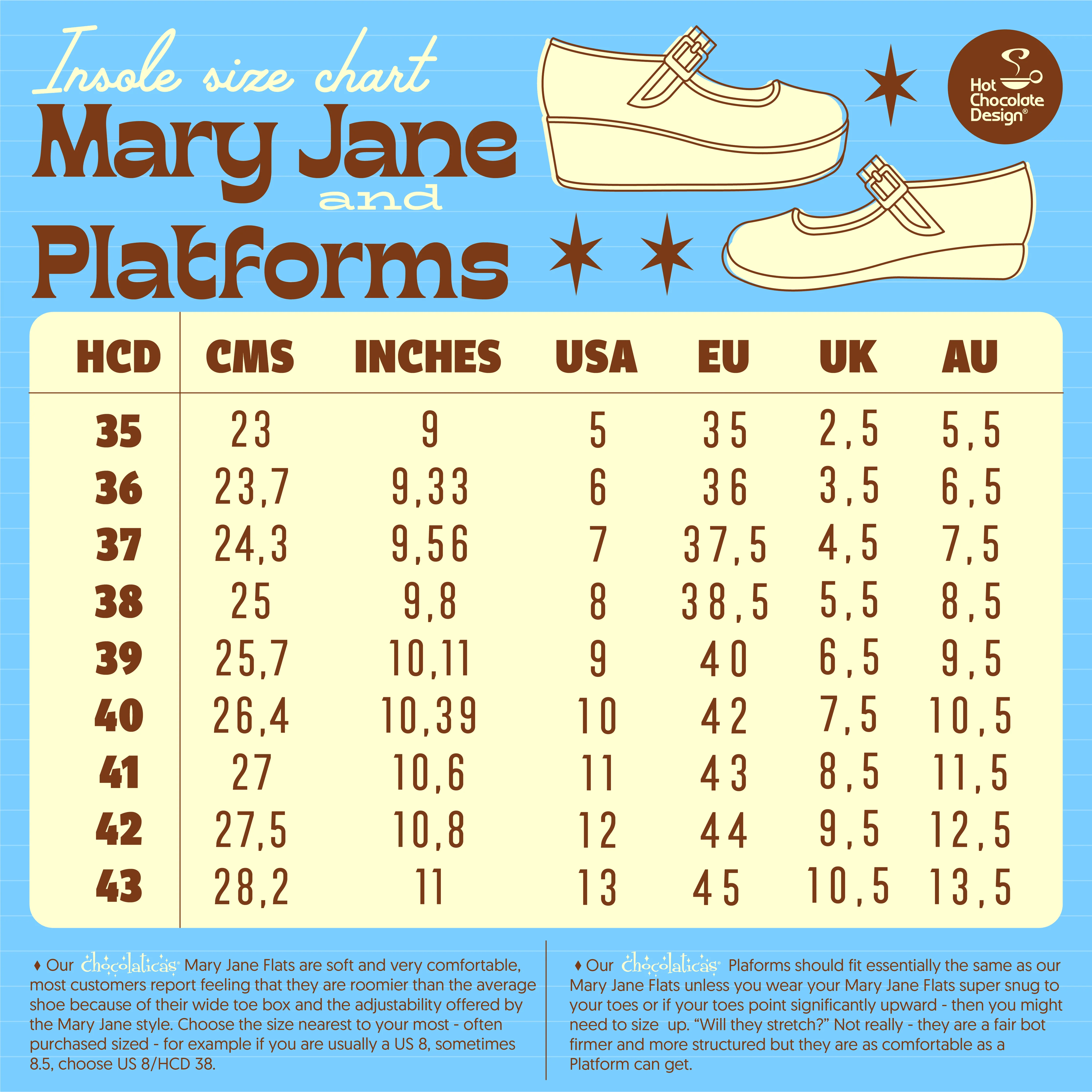 Chocolaticas® Pumpkinette Women's Mary Jane Platform - Image 10