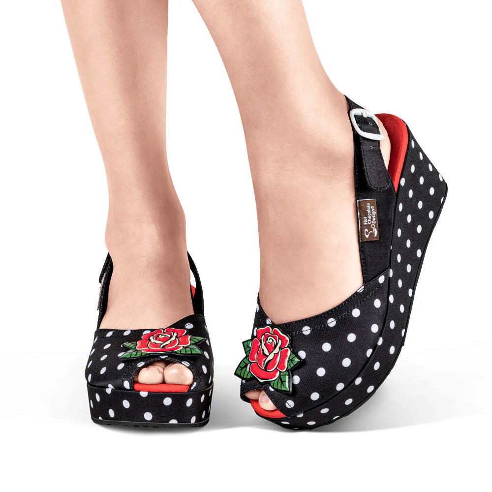 Chocolaticas® Rockabilly Women's Mary Jane Sandal - Image 5