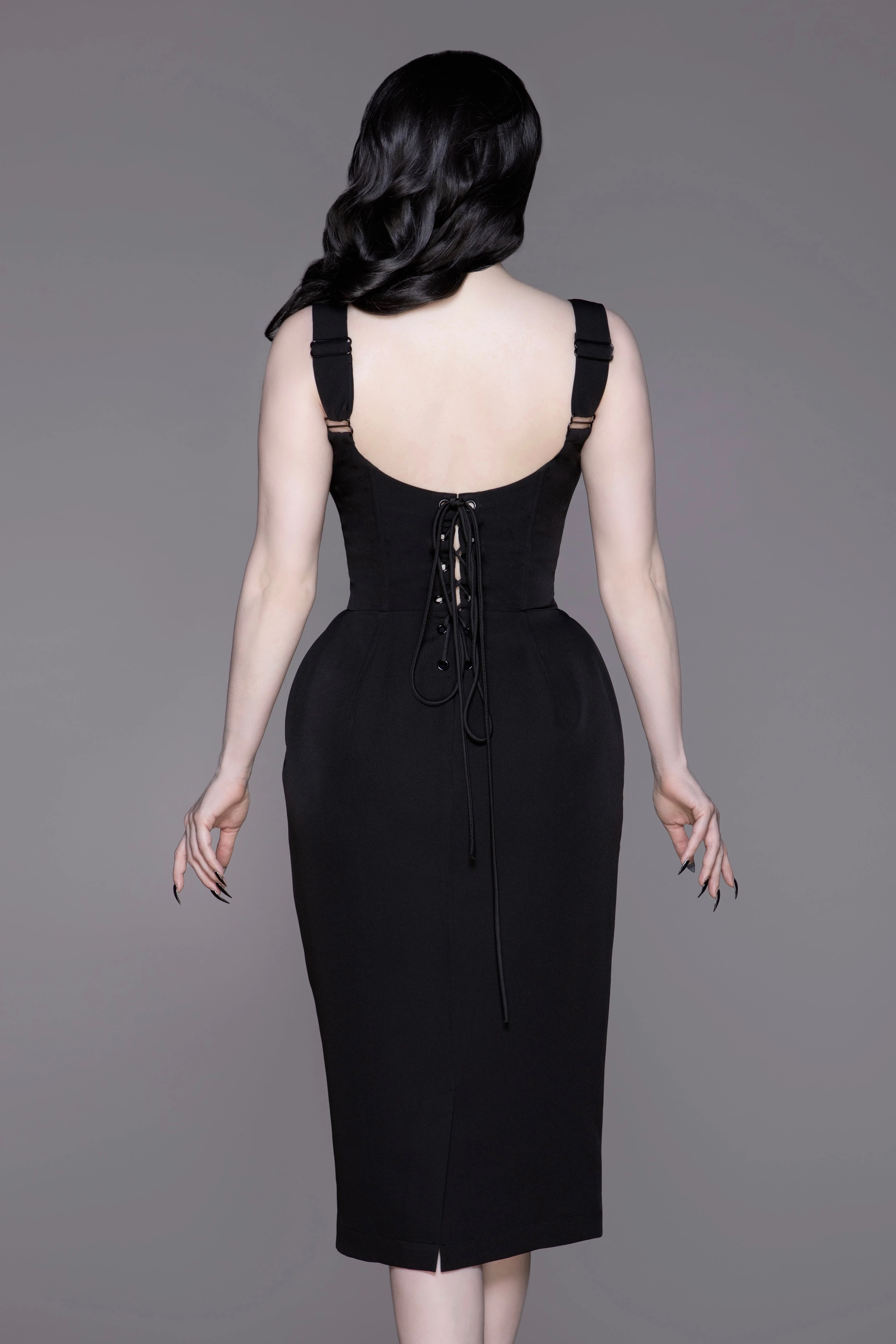 Weasel Wear Cupid Rhinestone Pencil Dress - Image 2
