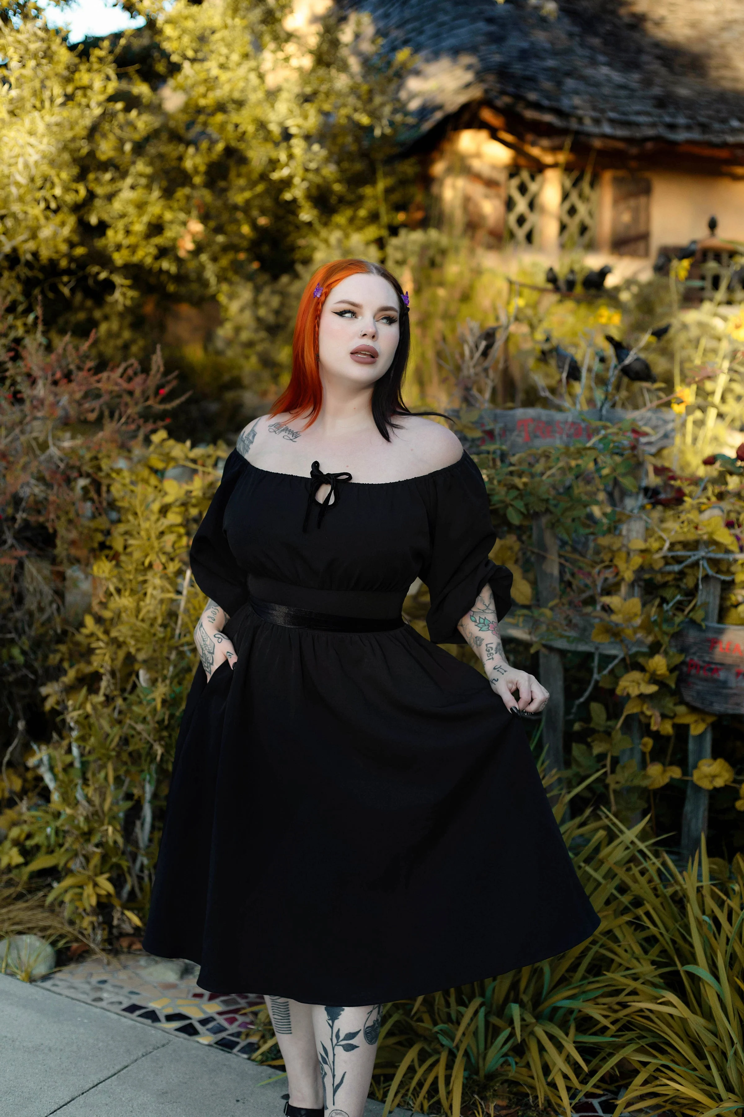 Eva Dress Black by Oblong Box Shop - Image 2