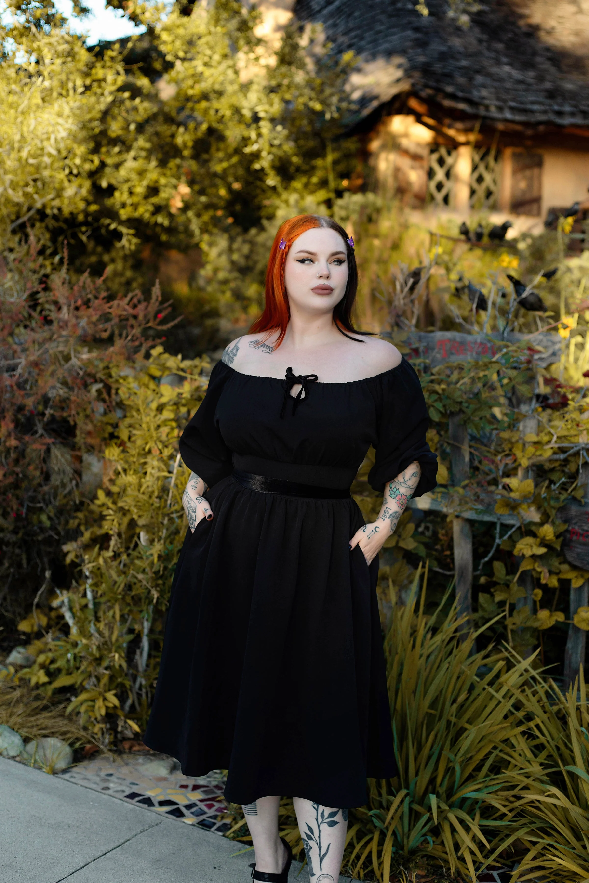 Eva Dress Black by Oblong Box Shop - Image 6