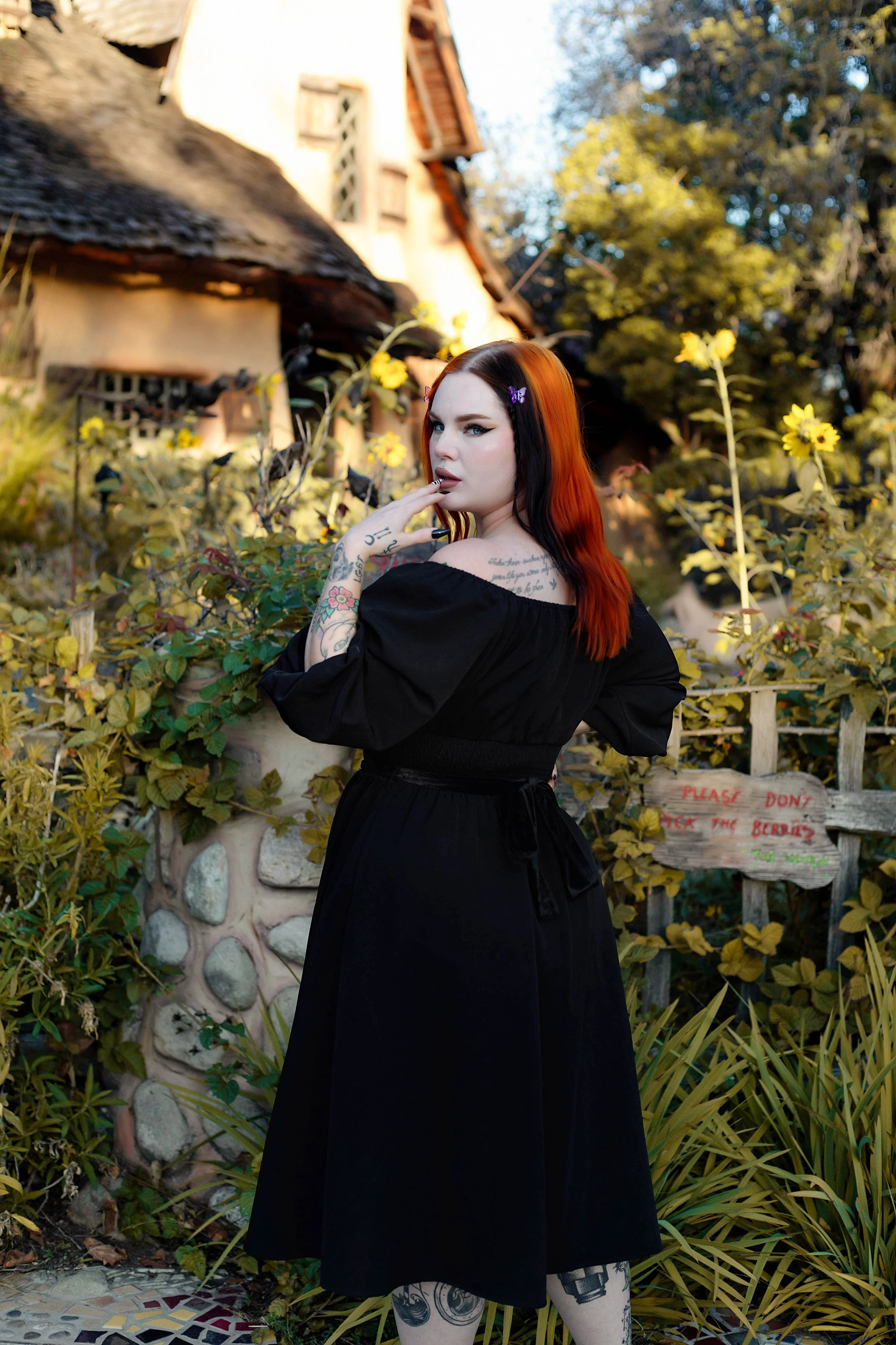 Eva Dress Black by Oblong Box Shop - Image 7
