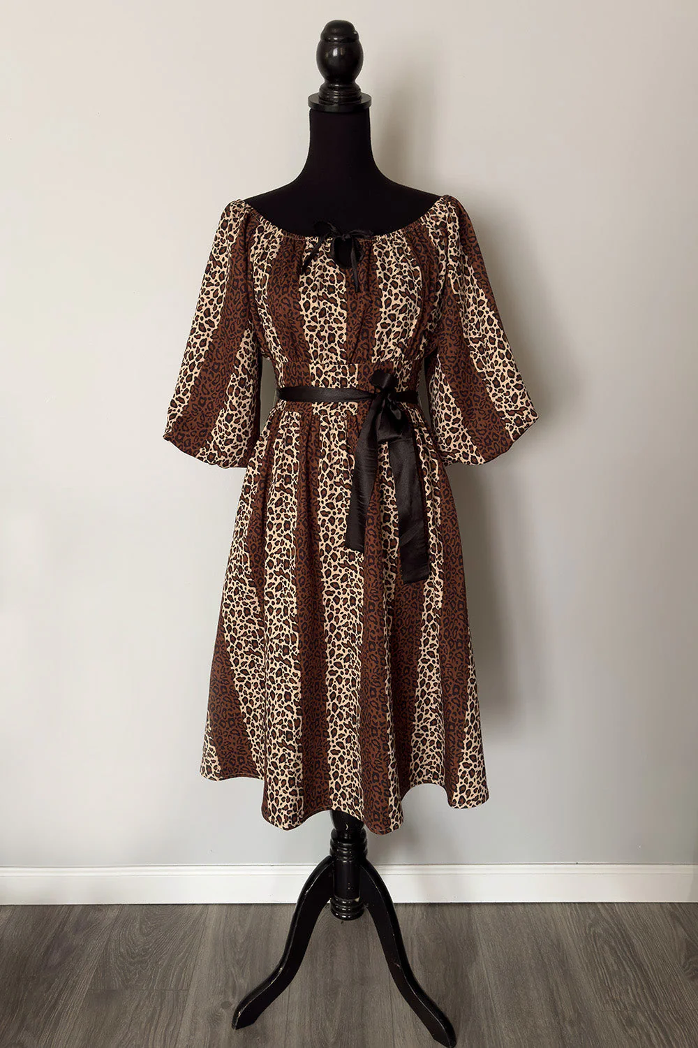 Eva Dress Leopard Print by The Oblong Box Shop - Image 5