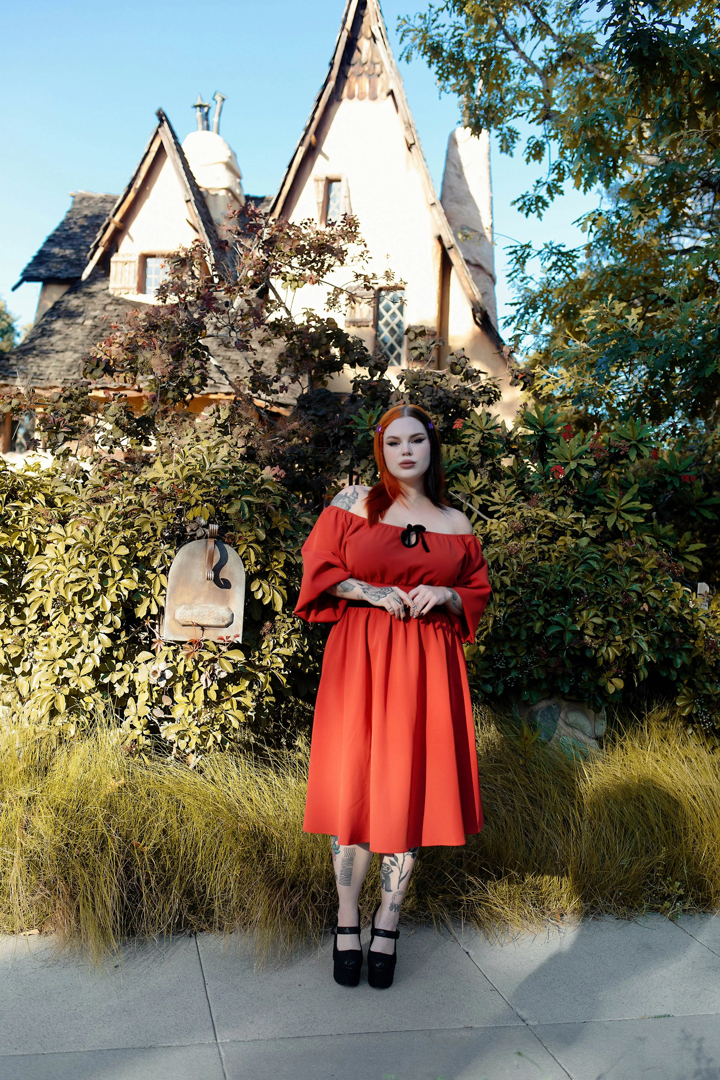 Eva Dress Pumpkin by The Oblong Box Shop