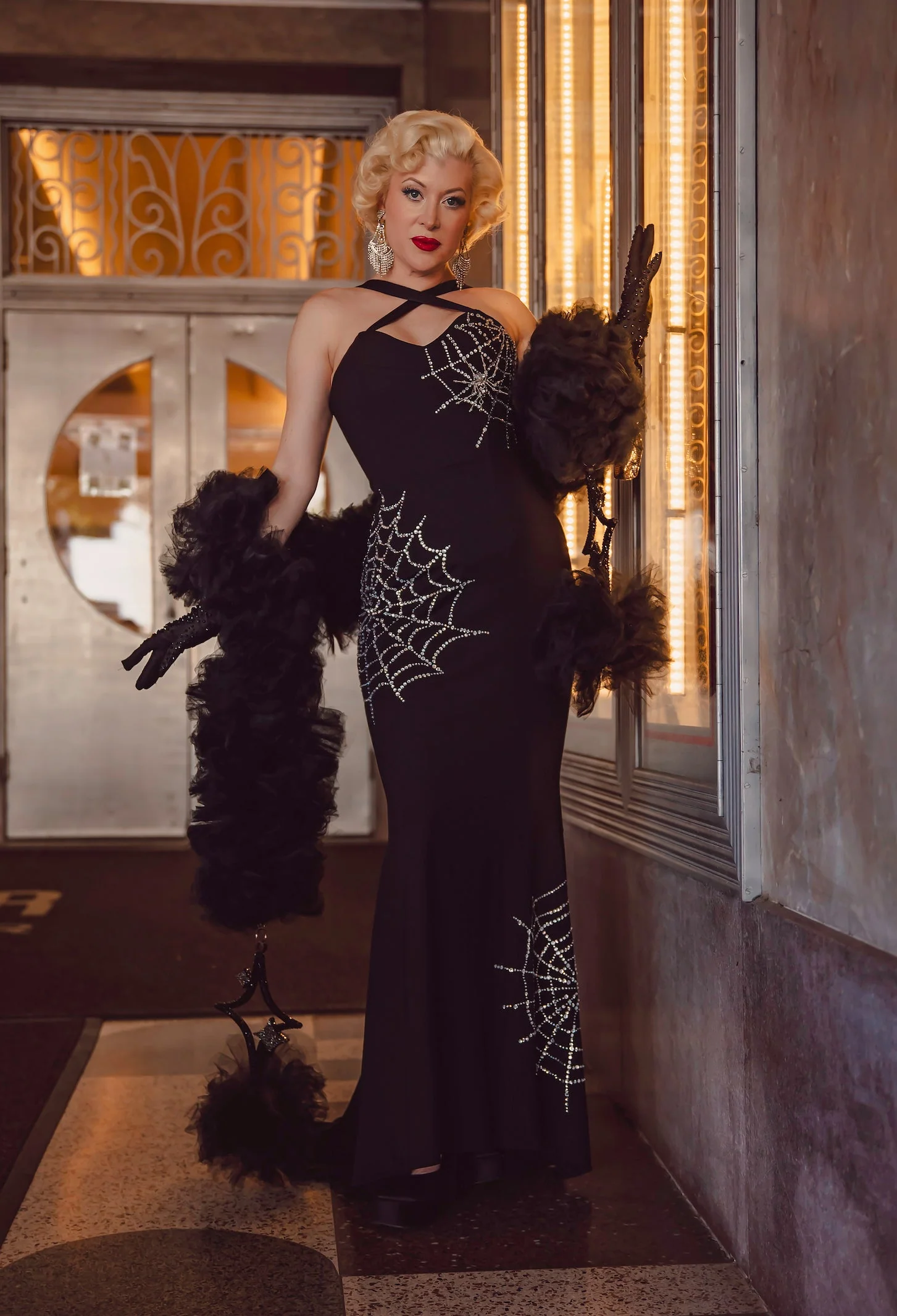 Glamour Ghoul Gown by Elle Rebel