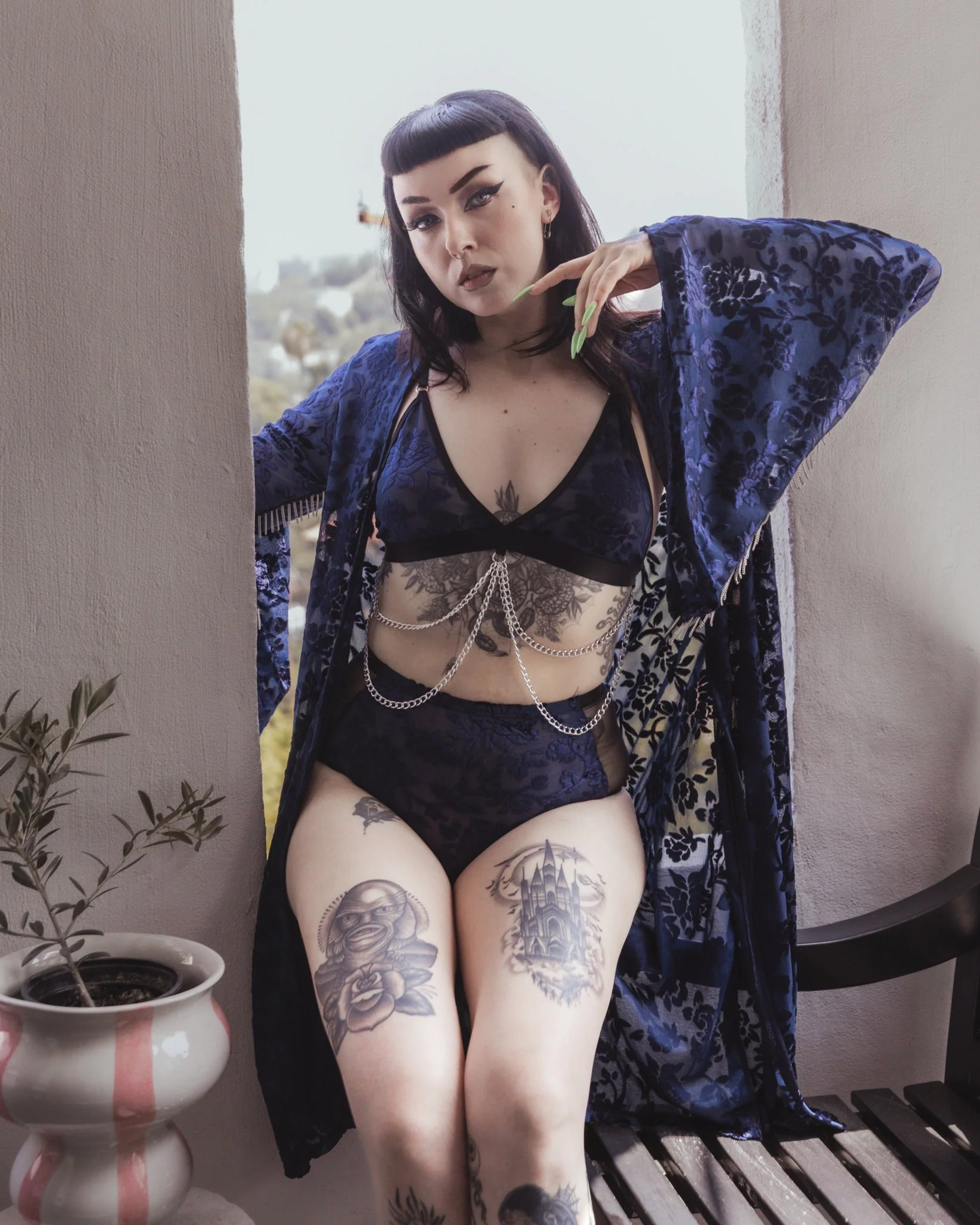 Midnight Muse Kimono by The Pretty Cult