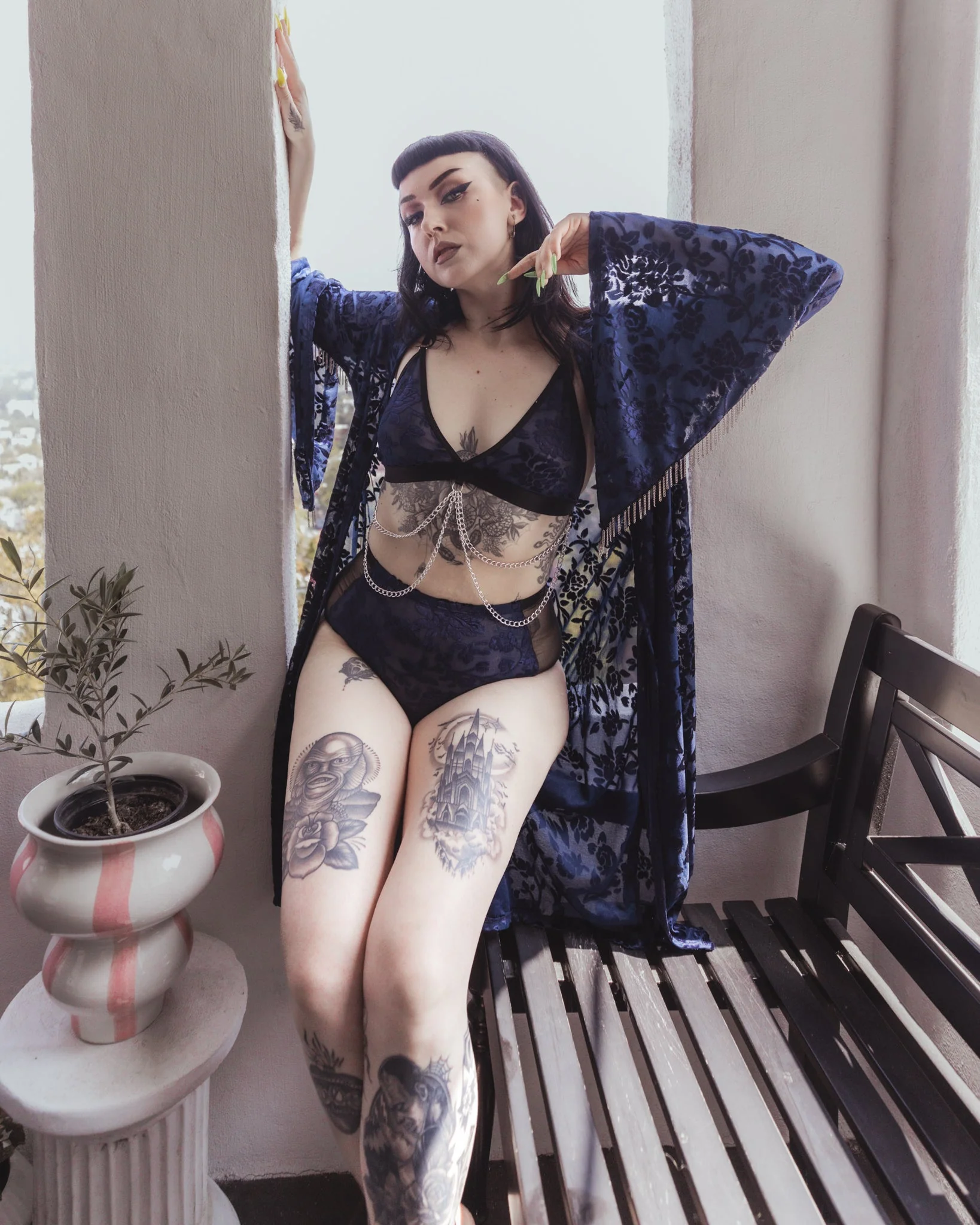 Midnight Muse Kimono by The Pretty Cult - Image 4