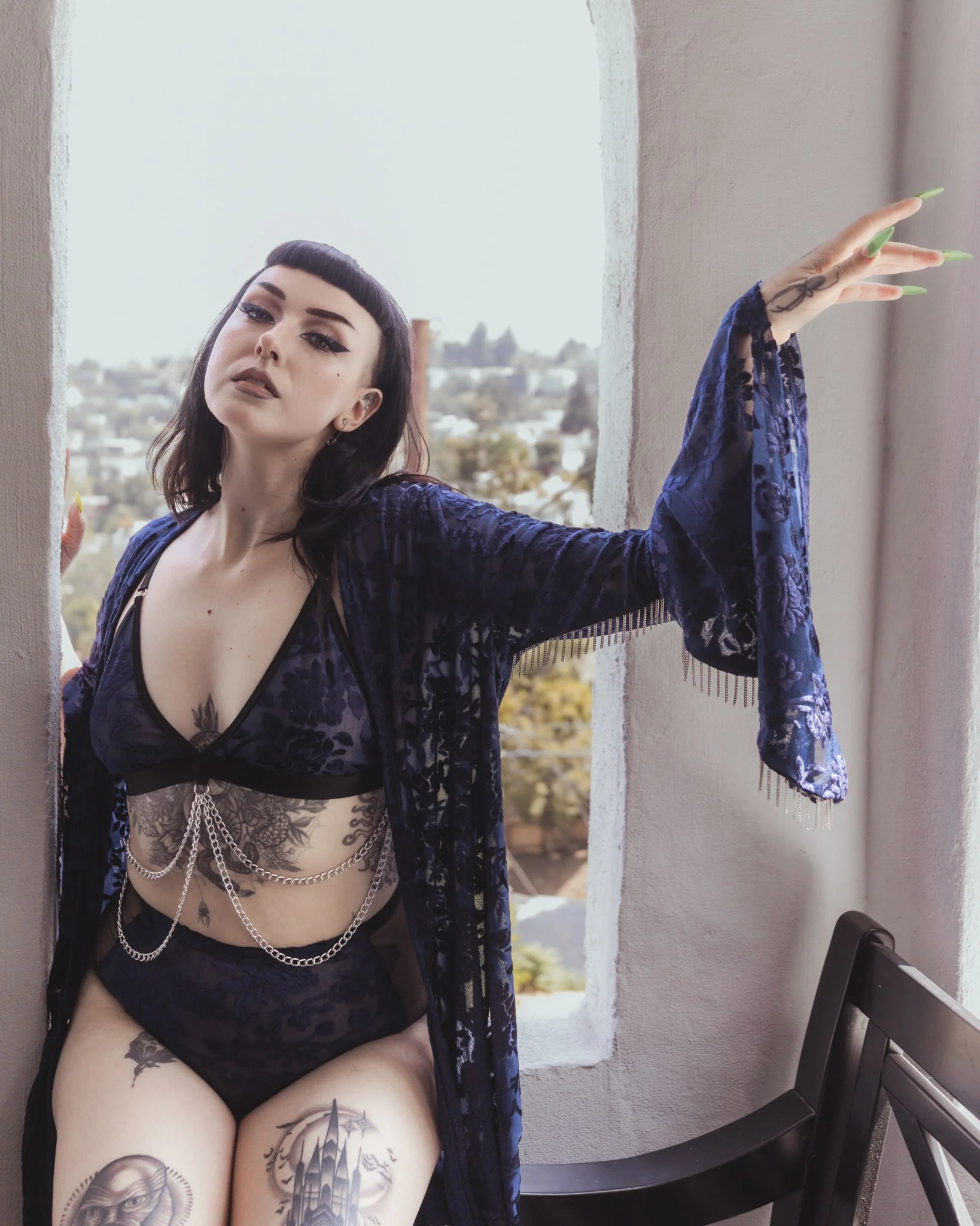 Midnight Muse Kimono by The Pretty Cult - Image 7