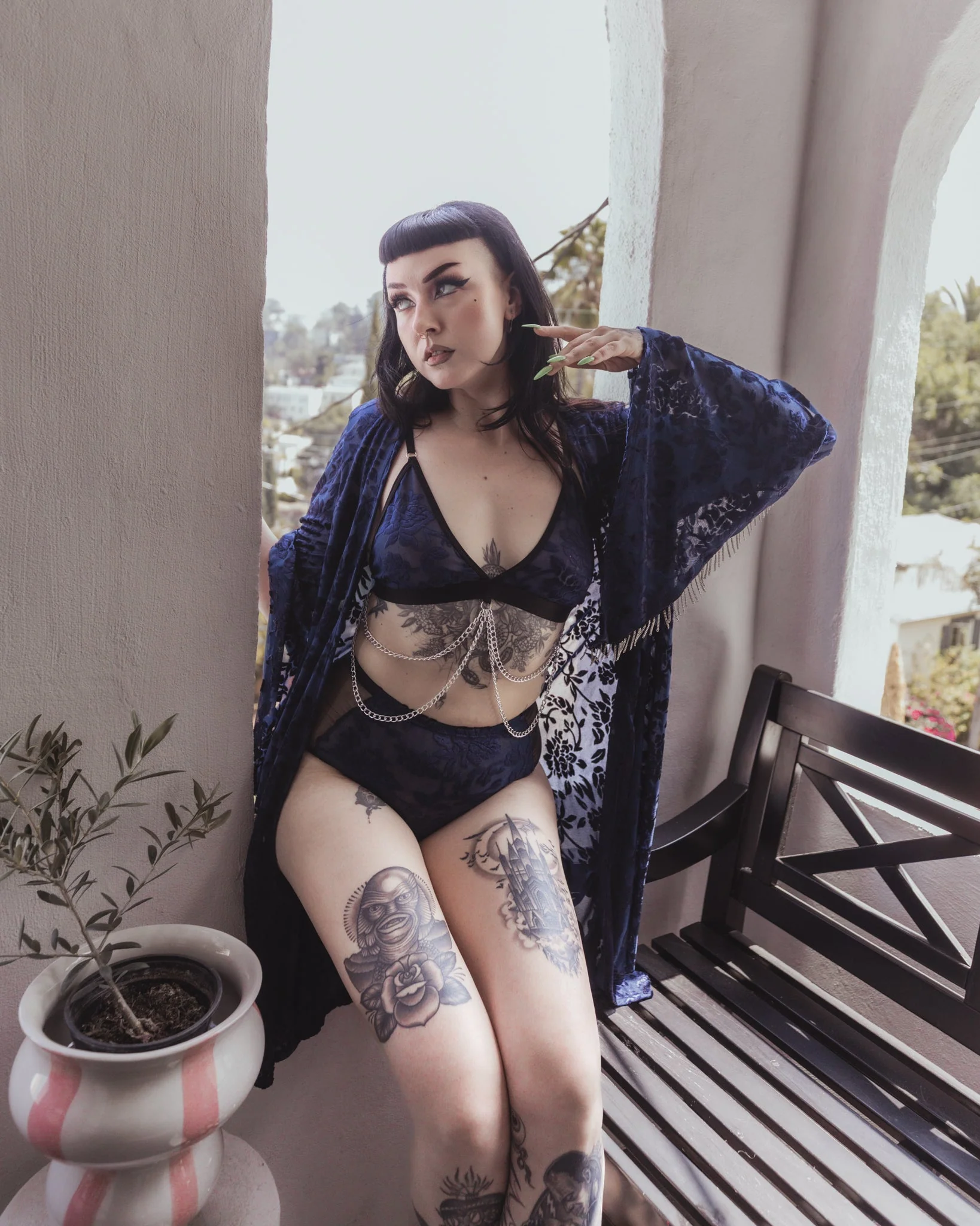 Midnight Muse Kimono by The Pretty Cult - Image 8