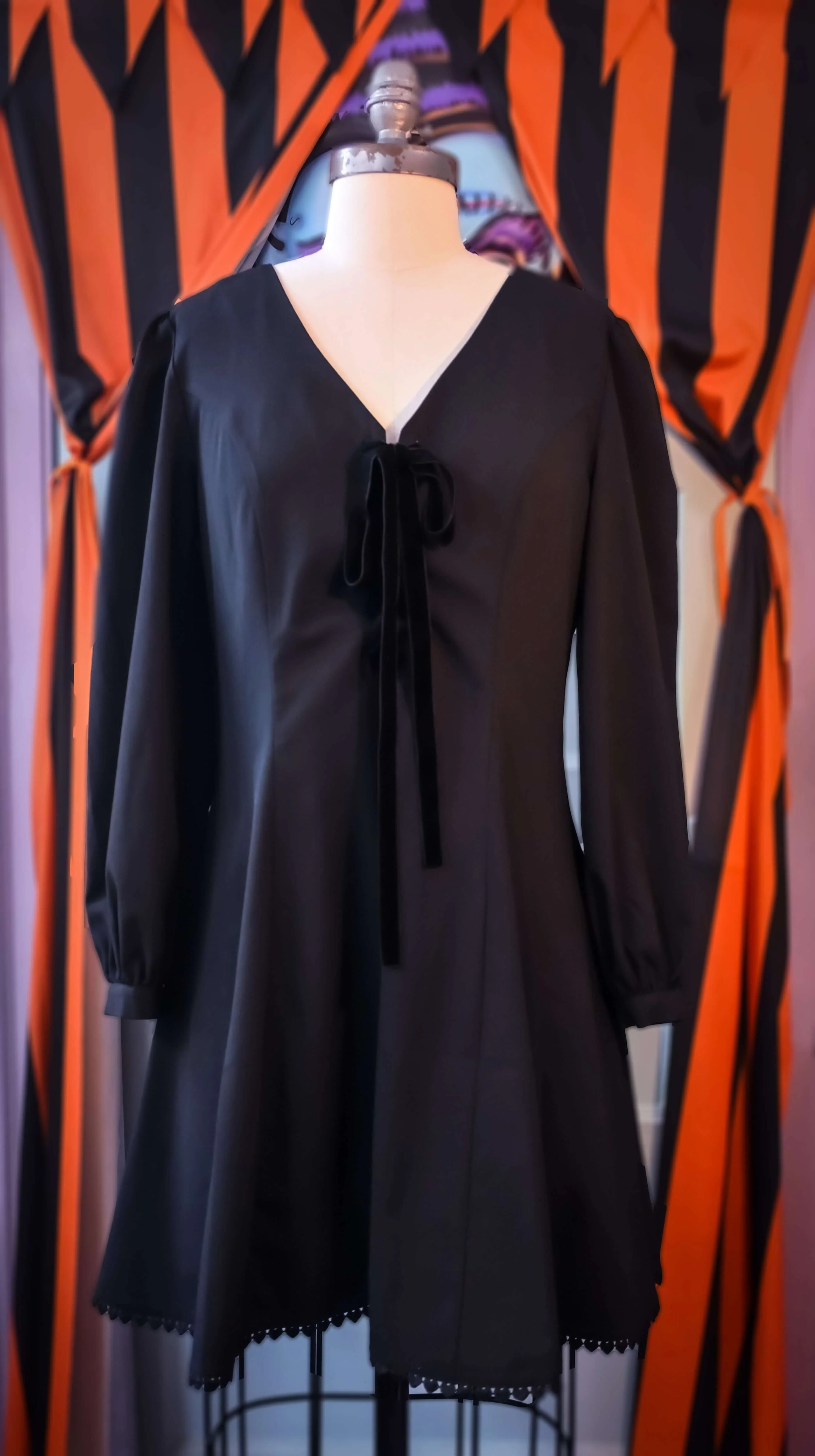 Penny dress in Black Night - Image 4
