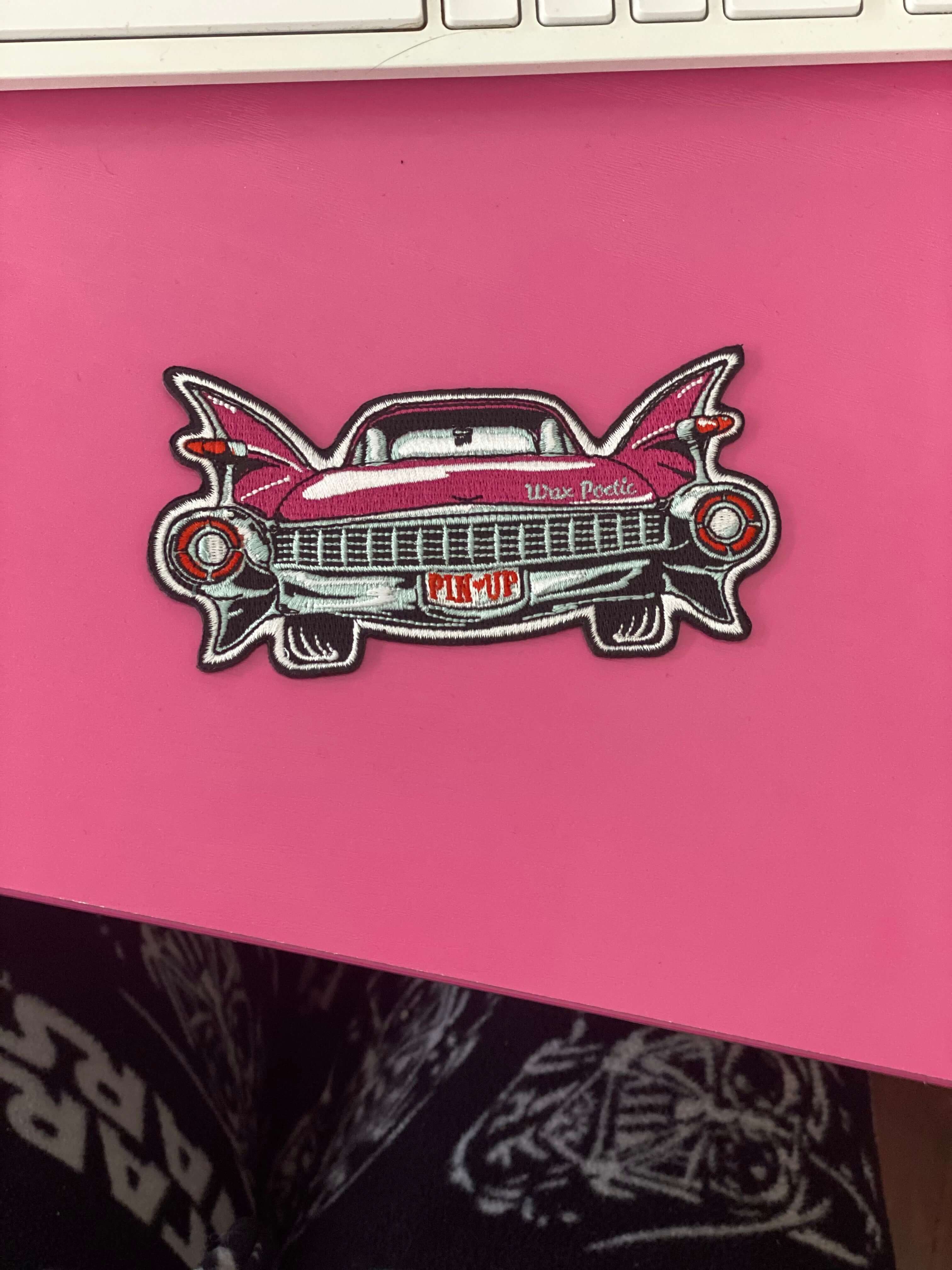 Pink Caddy Pinup patch - Image 3