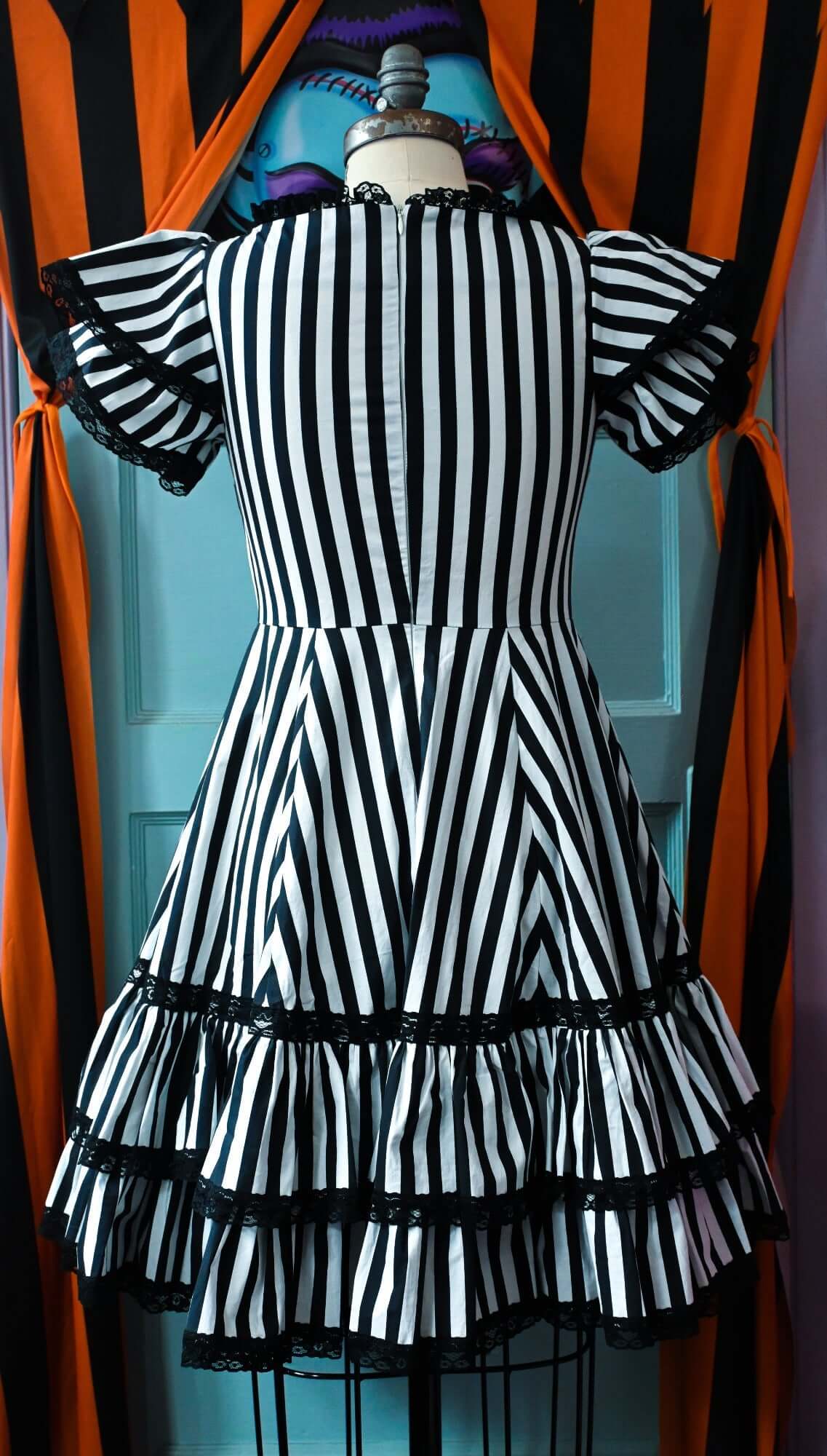 Adelaide Dress in Sandworm Stripes - Image 4