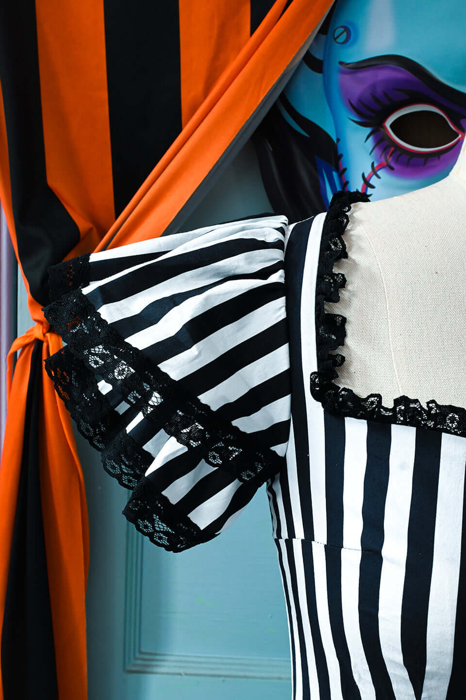 Adelaide Dress in Sandworm Stripes - Image 5