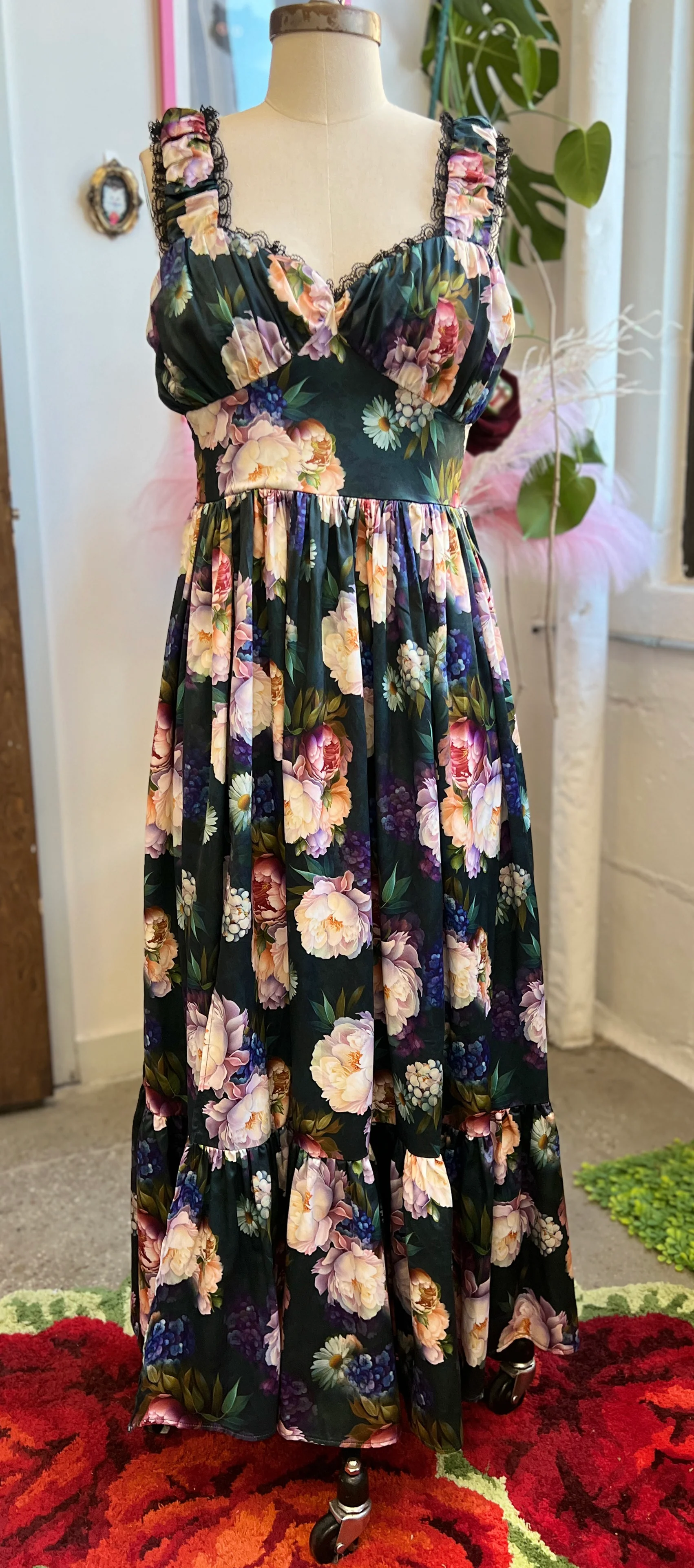 Cosette Maxi Dress in Boudoir Floral Print - Image 3