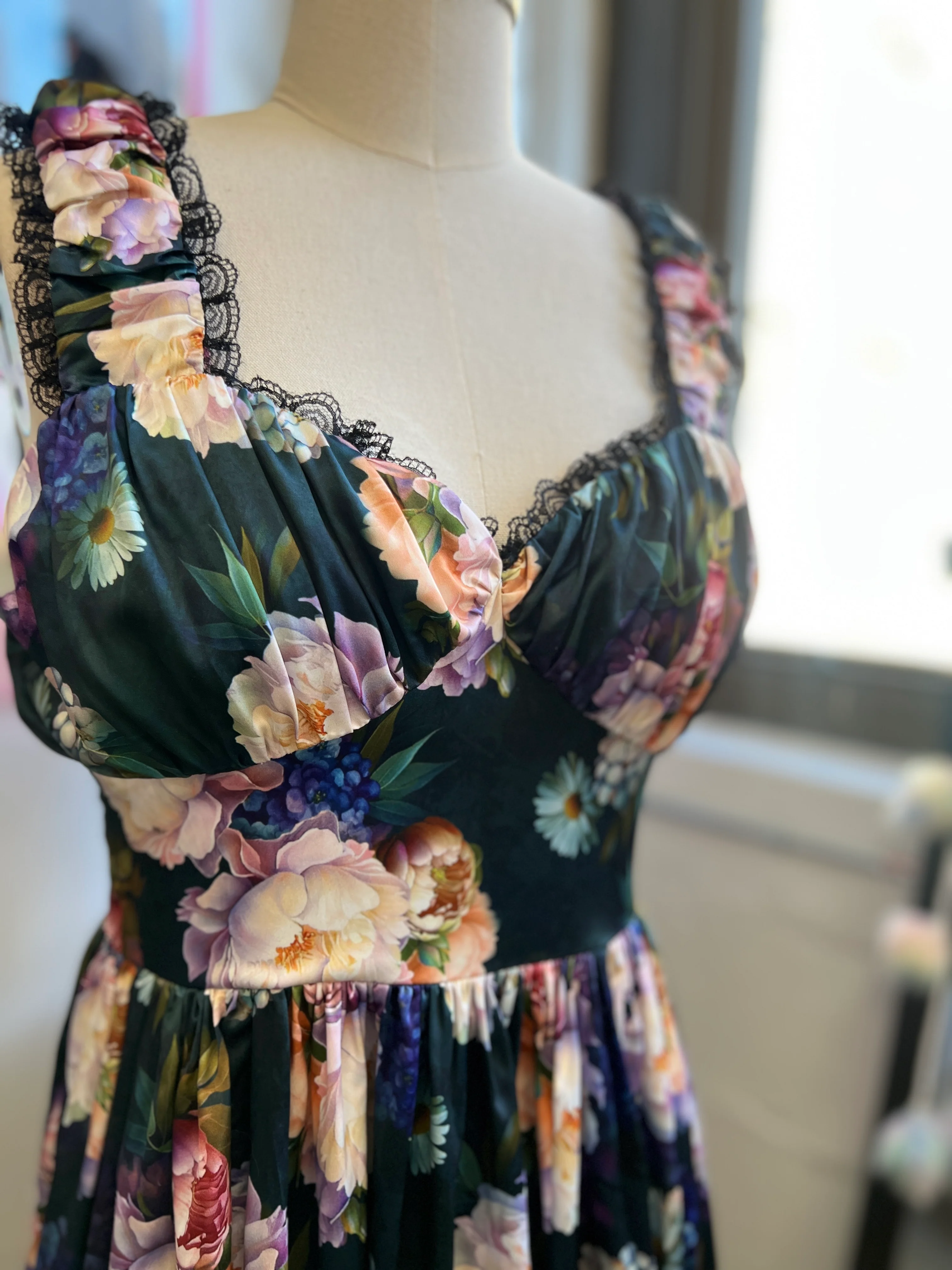 Cosette Maxi Dress in Boudoir Floral Print - Image 4