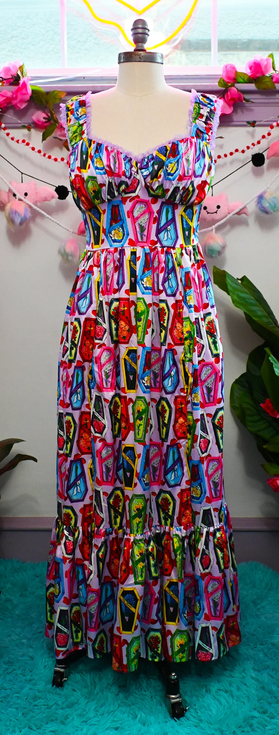 Cosette Maxi Dress in Love Story Print - Image 3