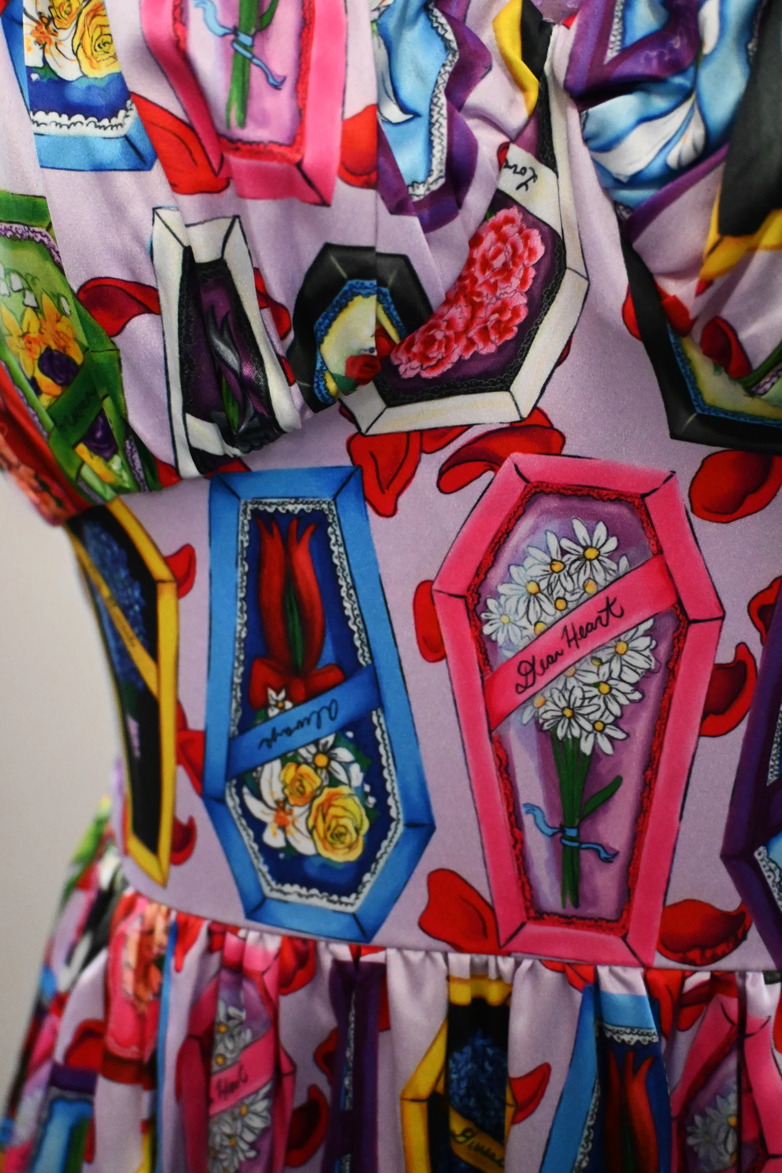 Cosette Maxi Dress in Love Story Print - Image 4
