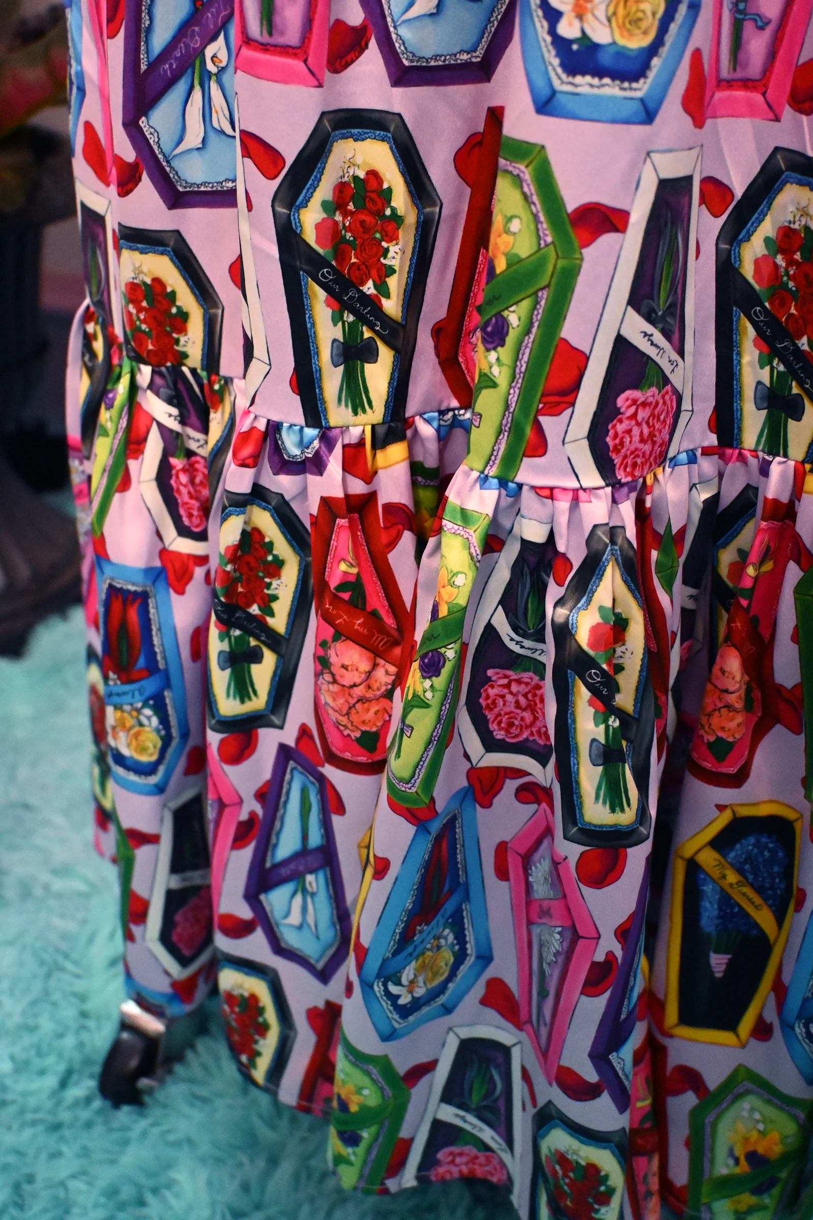 Cosette Maxi Dress in Love Story Print - Image 7