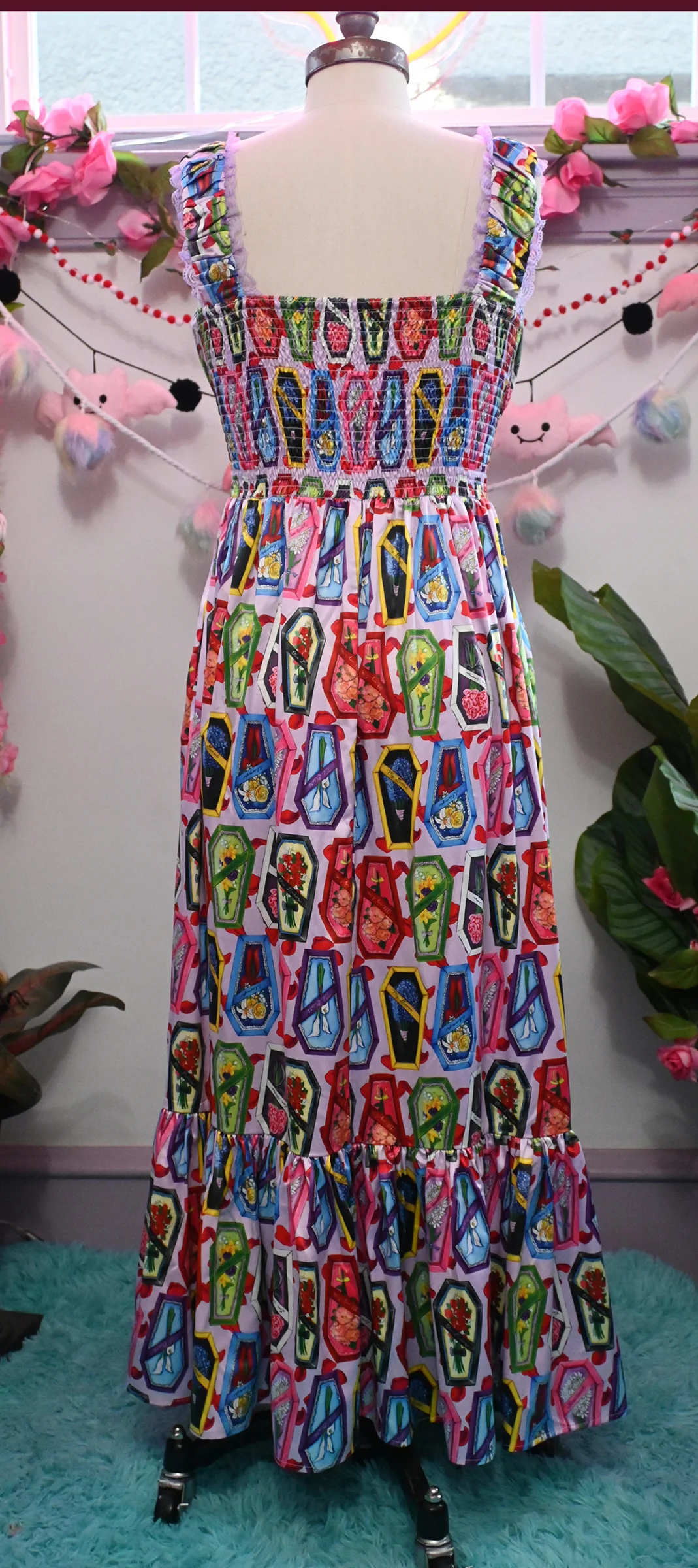 Cosette Maxi Dress in Love Story Print - Image 9