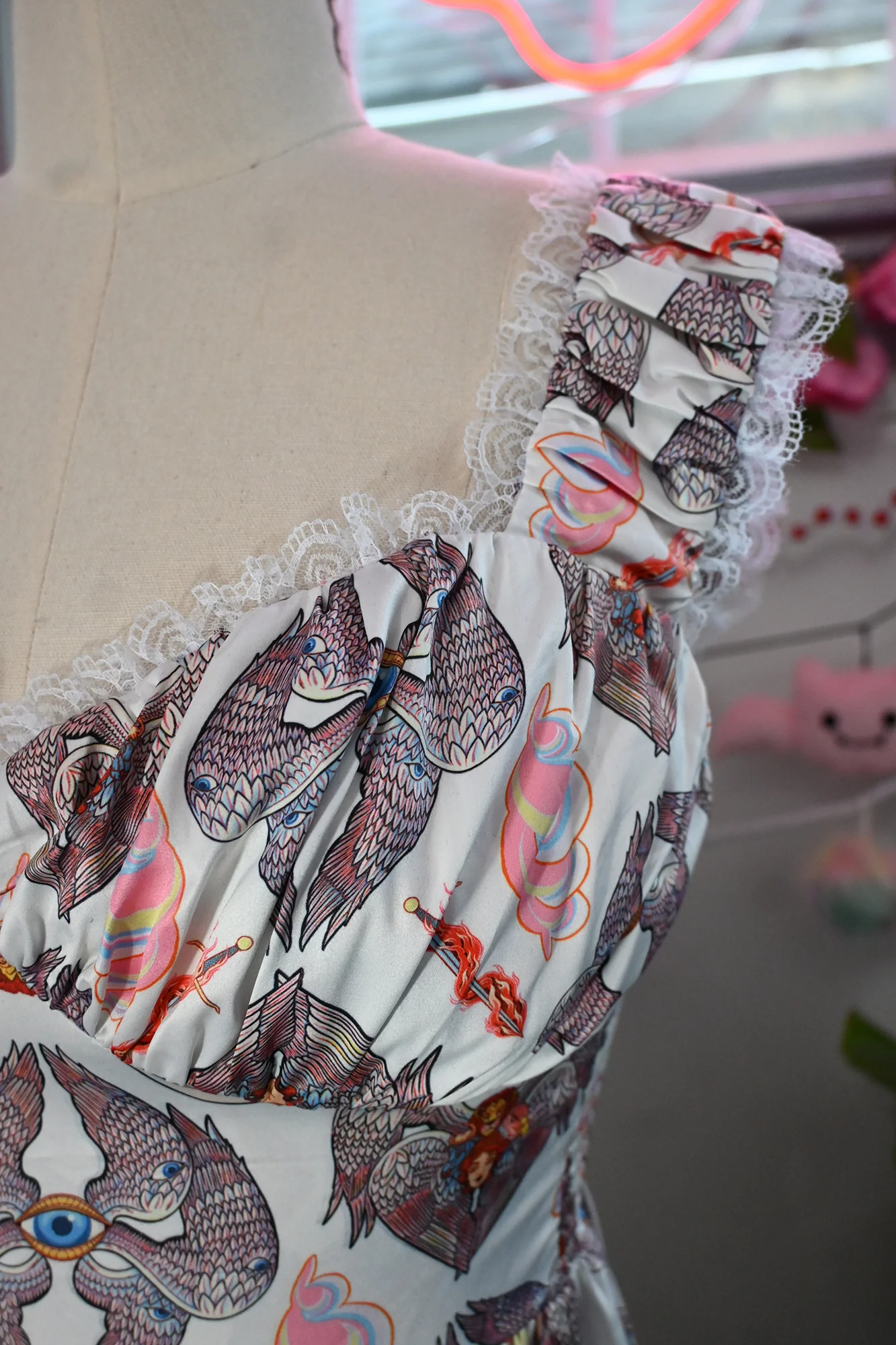 Cosette Maxi Dress in Heavenly Bodies Print - Image 6