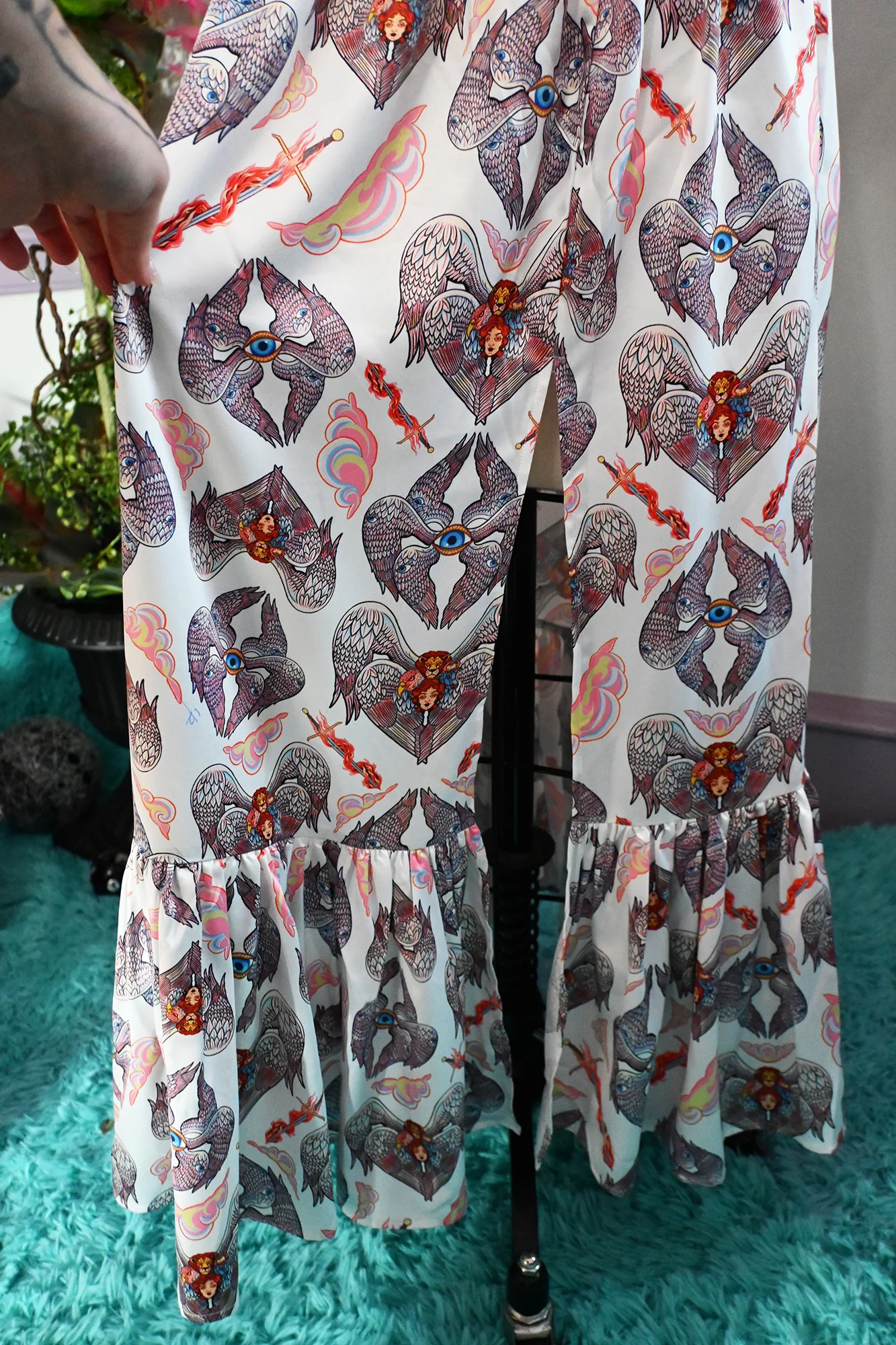 Cosette Maxi Dress in Heavenly Bodies Print - Image 7