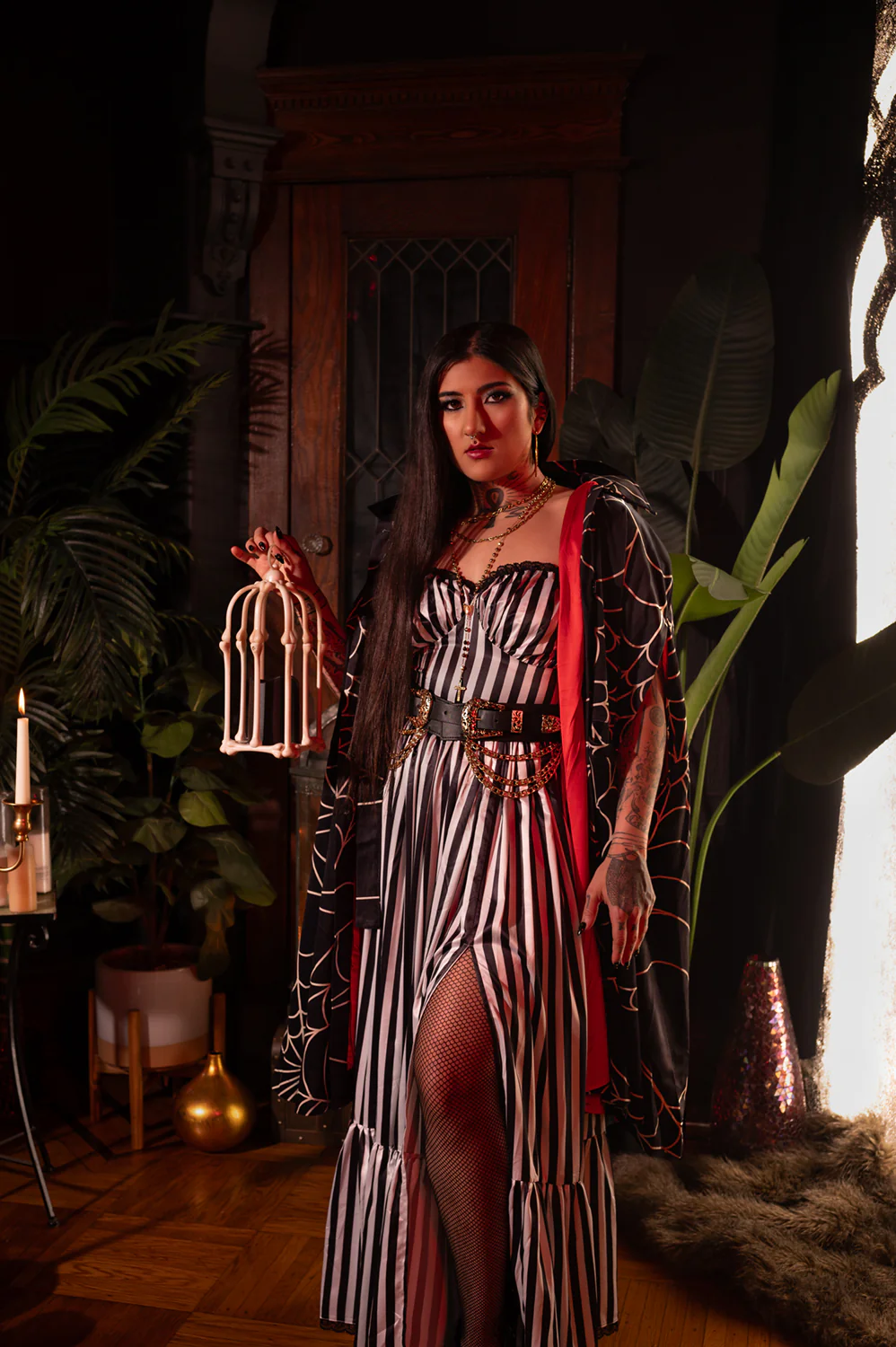 Cosette Maxi Dress in Sleepy Hollow Stripe - Image 4