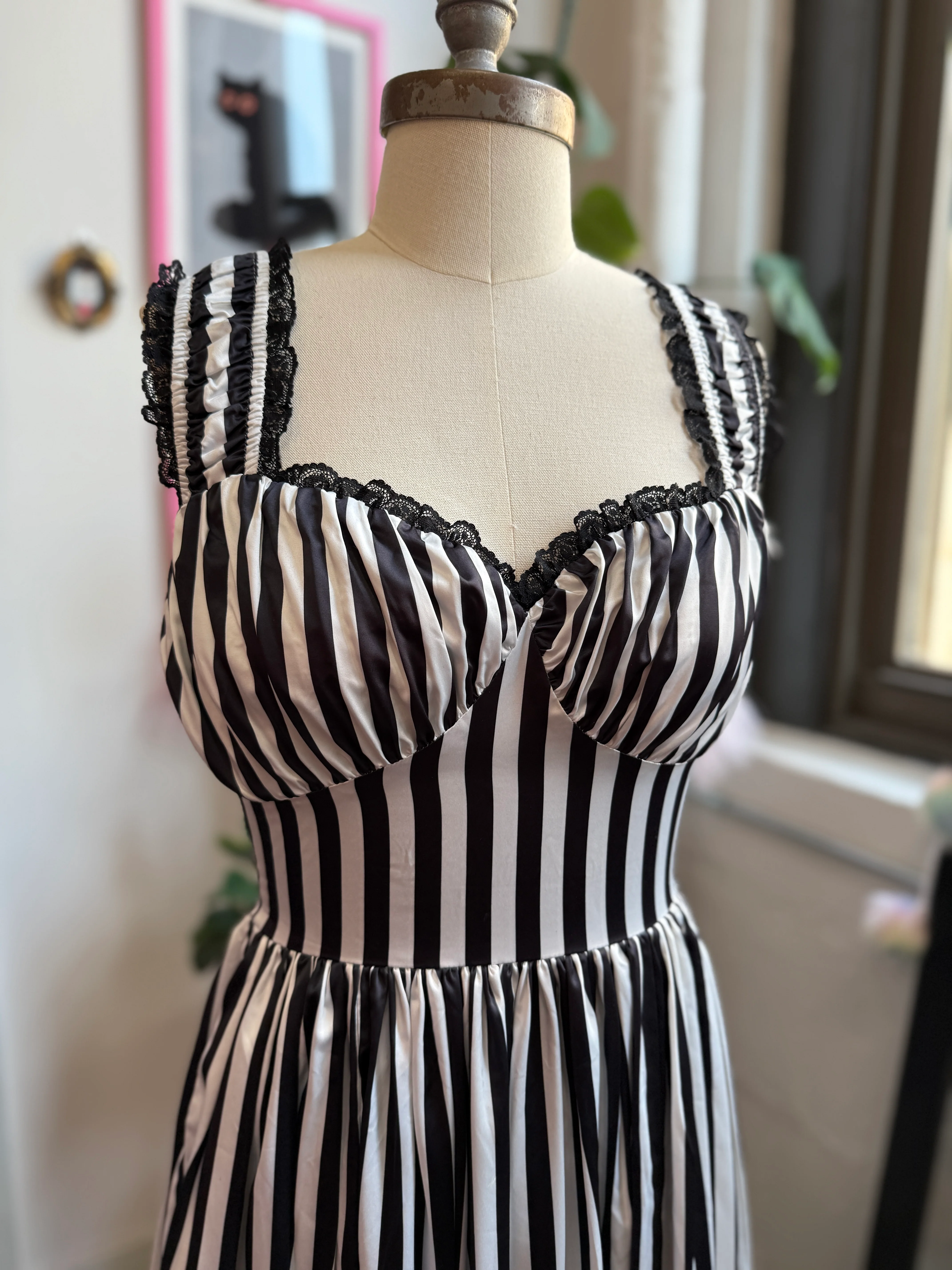 Cosette Maxi Dress in Sleepy Hollow Stripe - Image 5