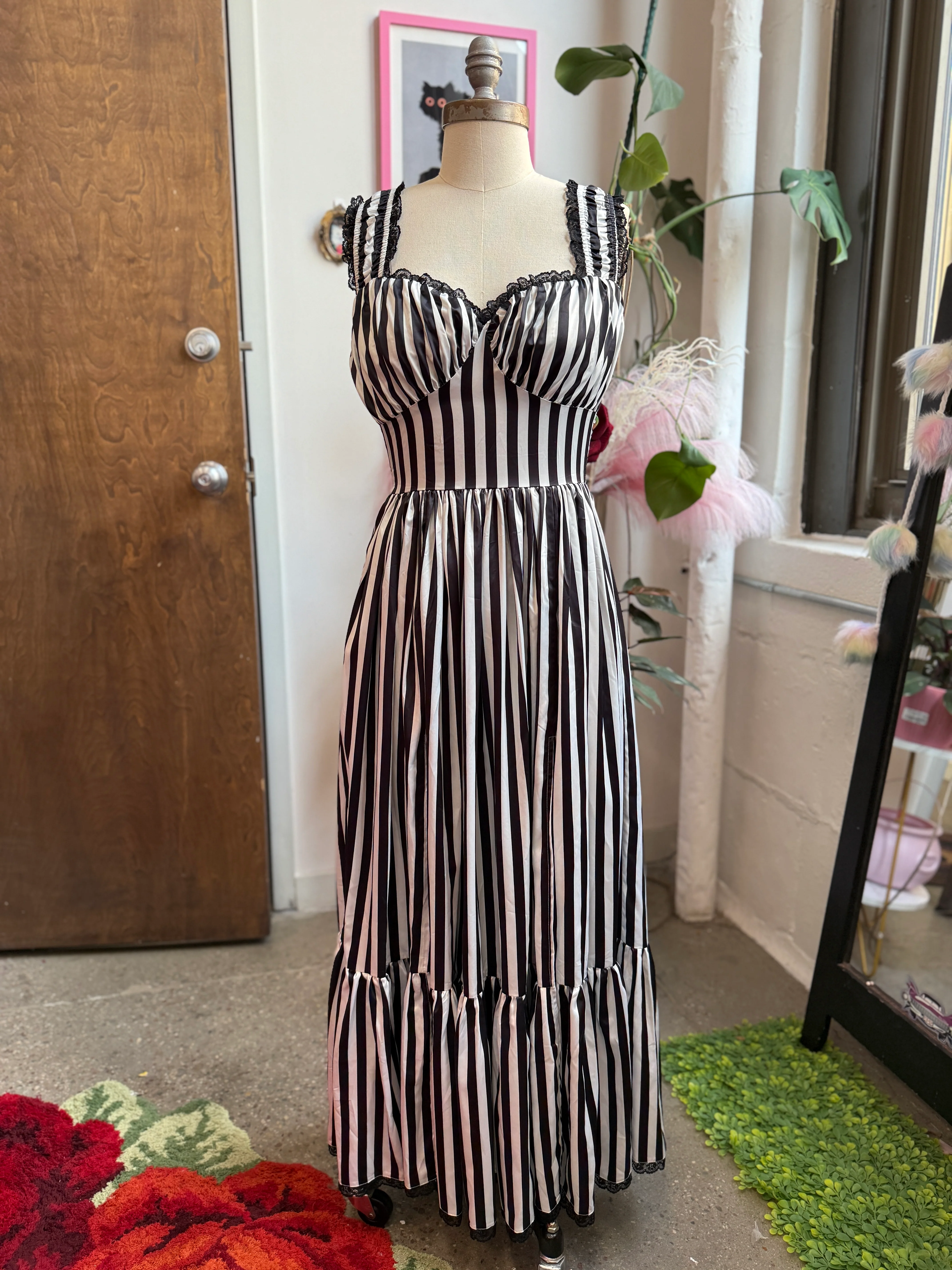 Cosette Maxi Dress in Sleepy Hollow Stripe - Image 6