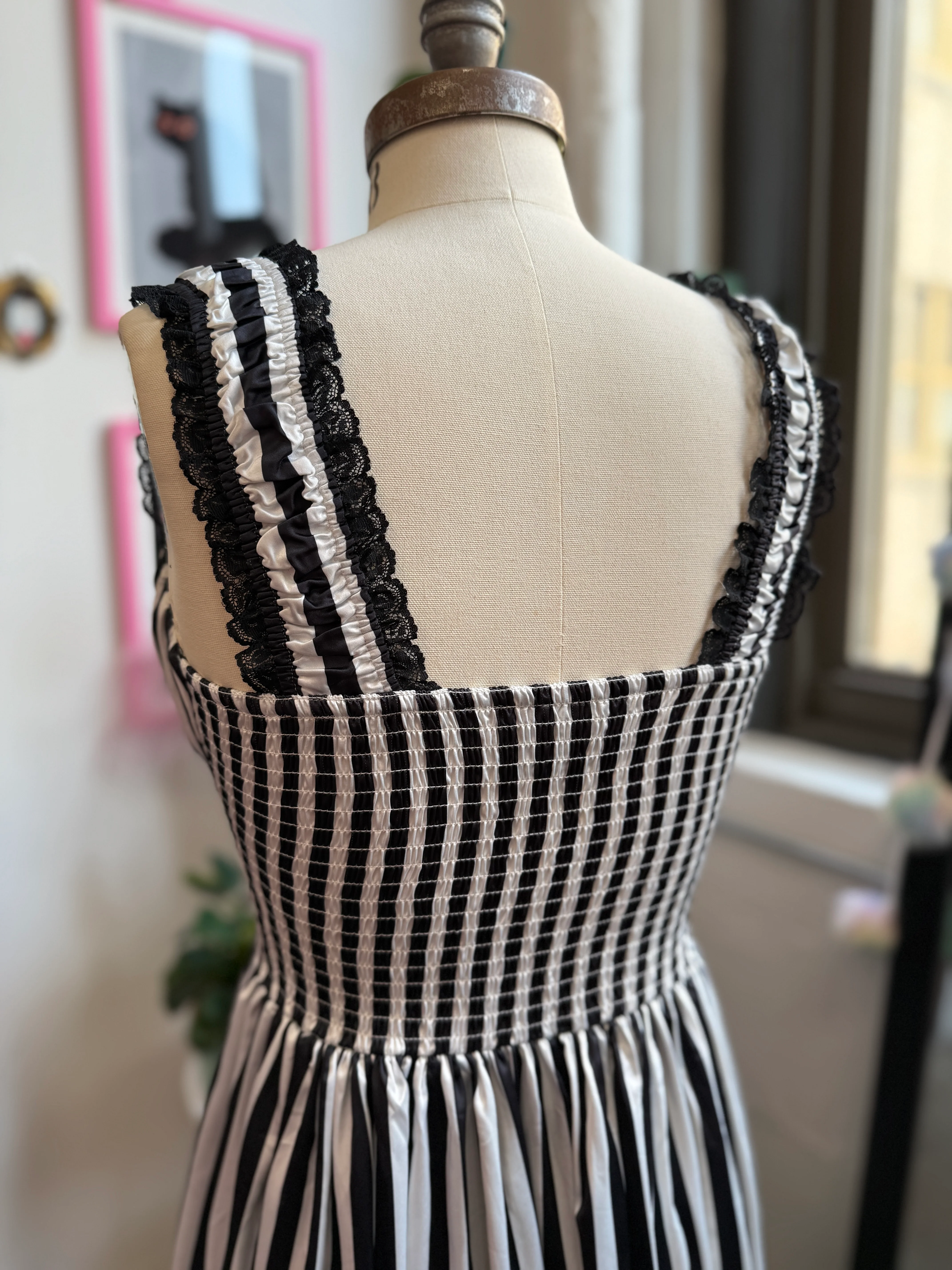 Cosette Maxi Dress in Sleepy Hollow Stripe - Image 7