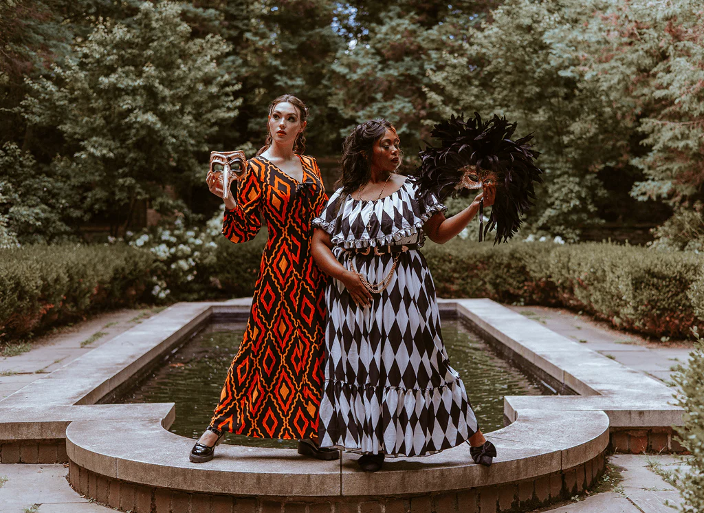 Penny Maxi Dress in Haunted Hotel Print - Image 4