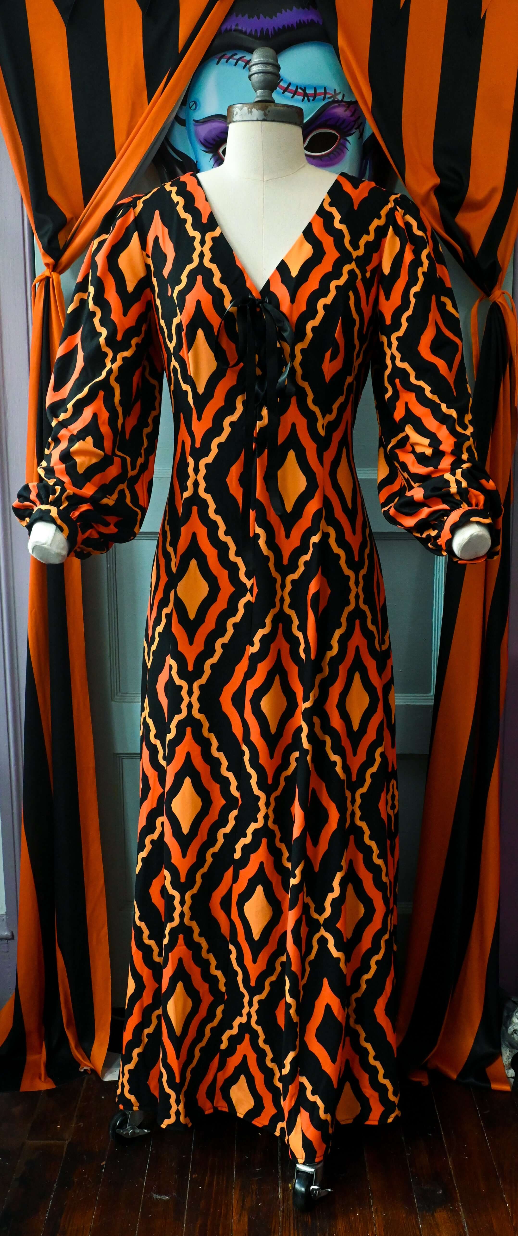 Penny Maxi Dress in Haunted Hotel Print - Image 6