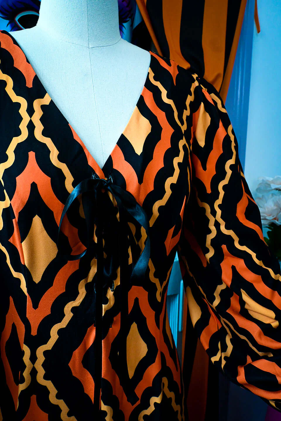 Penny Maxi Dress in Haunted Hotel Print - Image 8