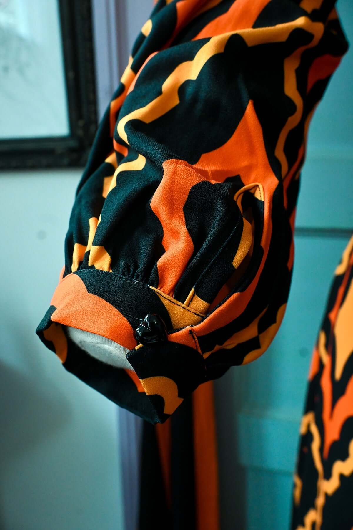 Penny Maxi Dress in Haunted Hotel Print - Image 9
