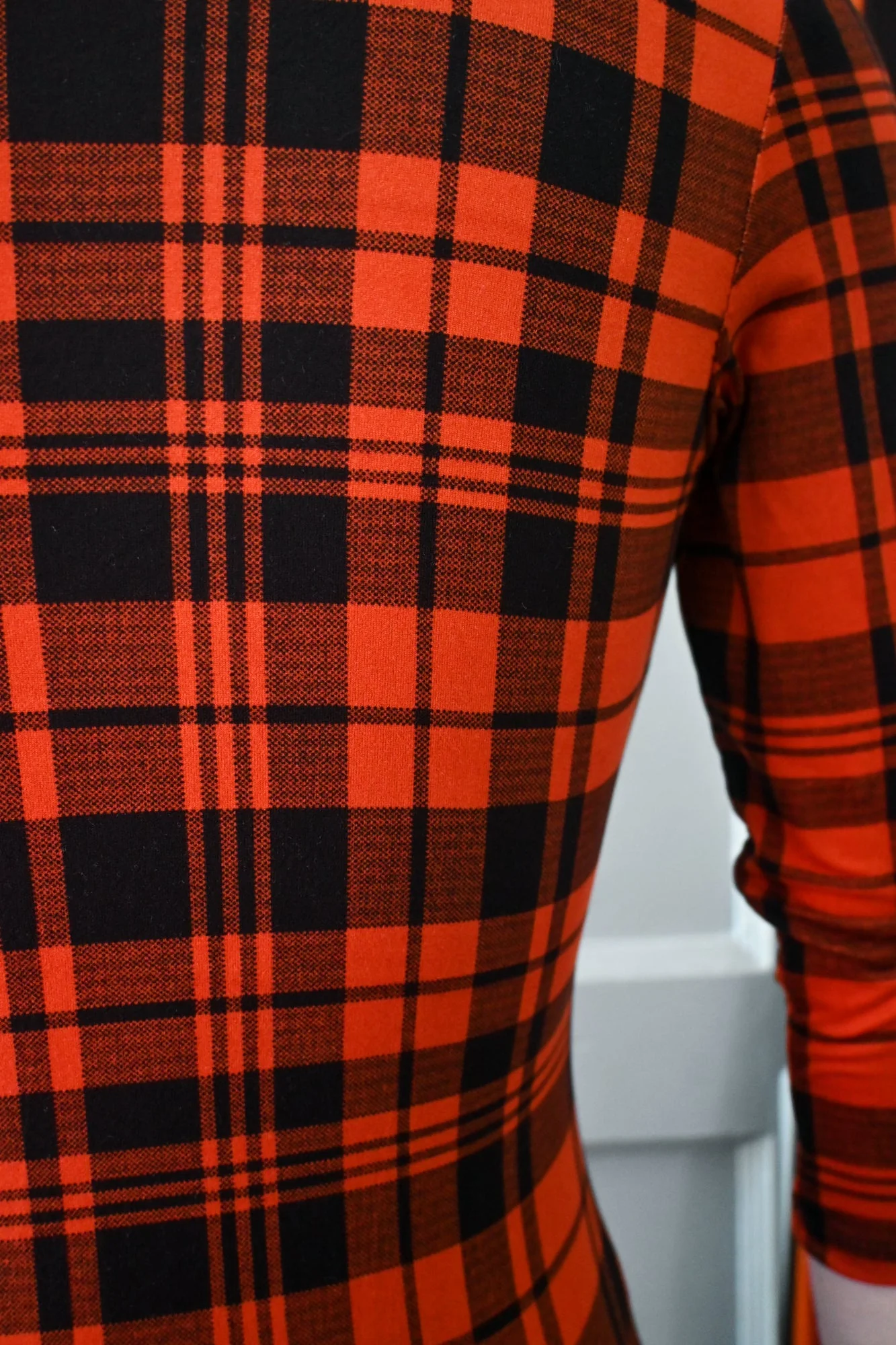Raquel top in Pumpkin Plaid - Image 6
