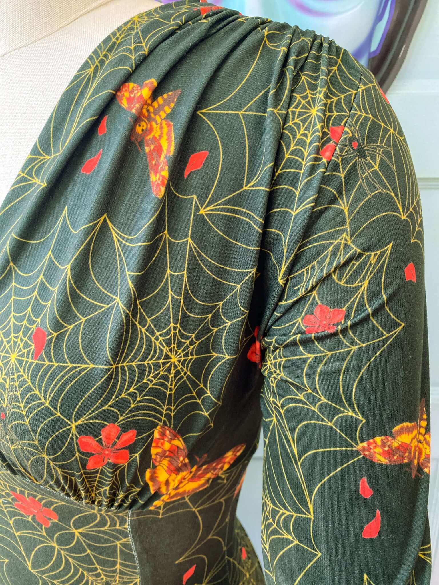 Raquel 3/4 Sleeve Maxi dress in Clarice Print - Image 5