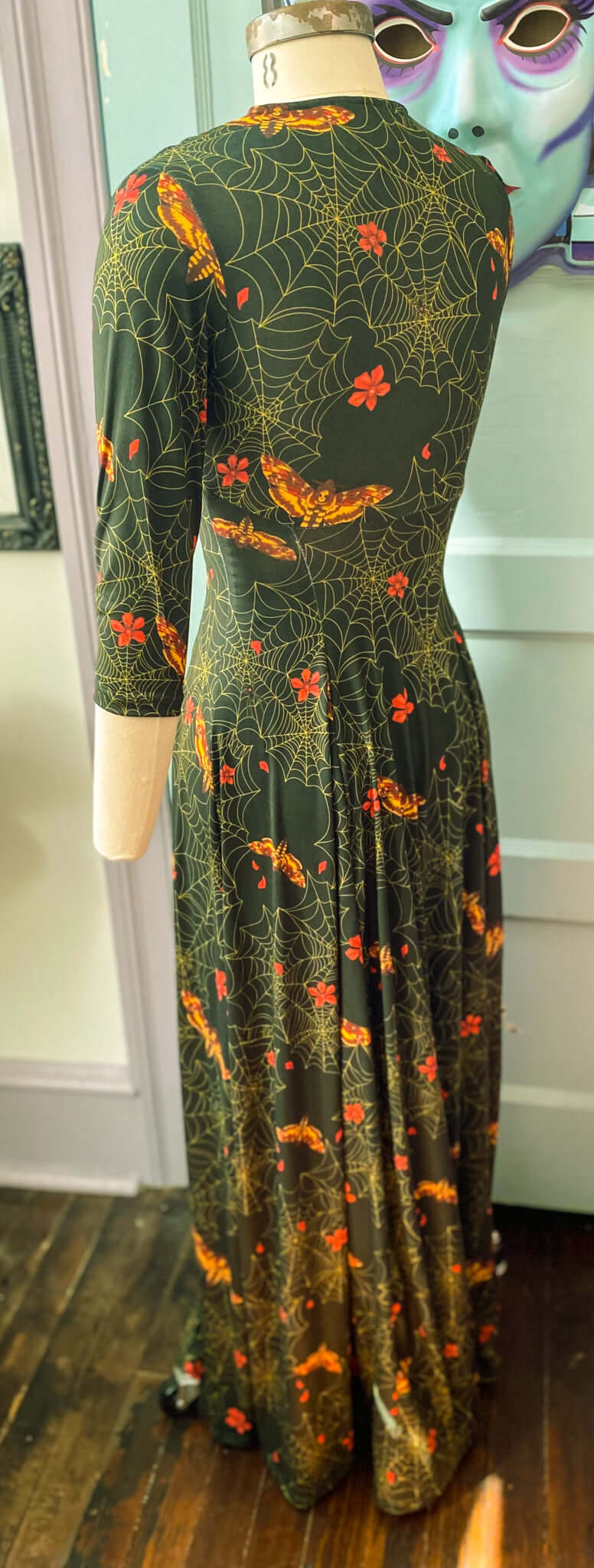 Raquel 3/4 Sleeve Maxi dress in Clarice Print - Image 6